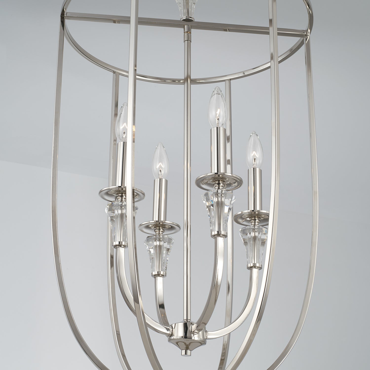 Capital Lighting - 541841PN - Four Light Foyer - Laurent - Polished Nickel