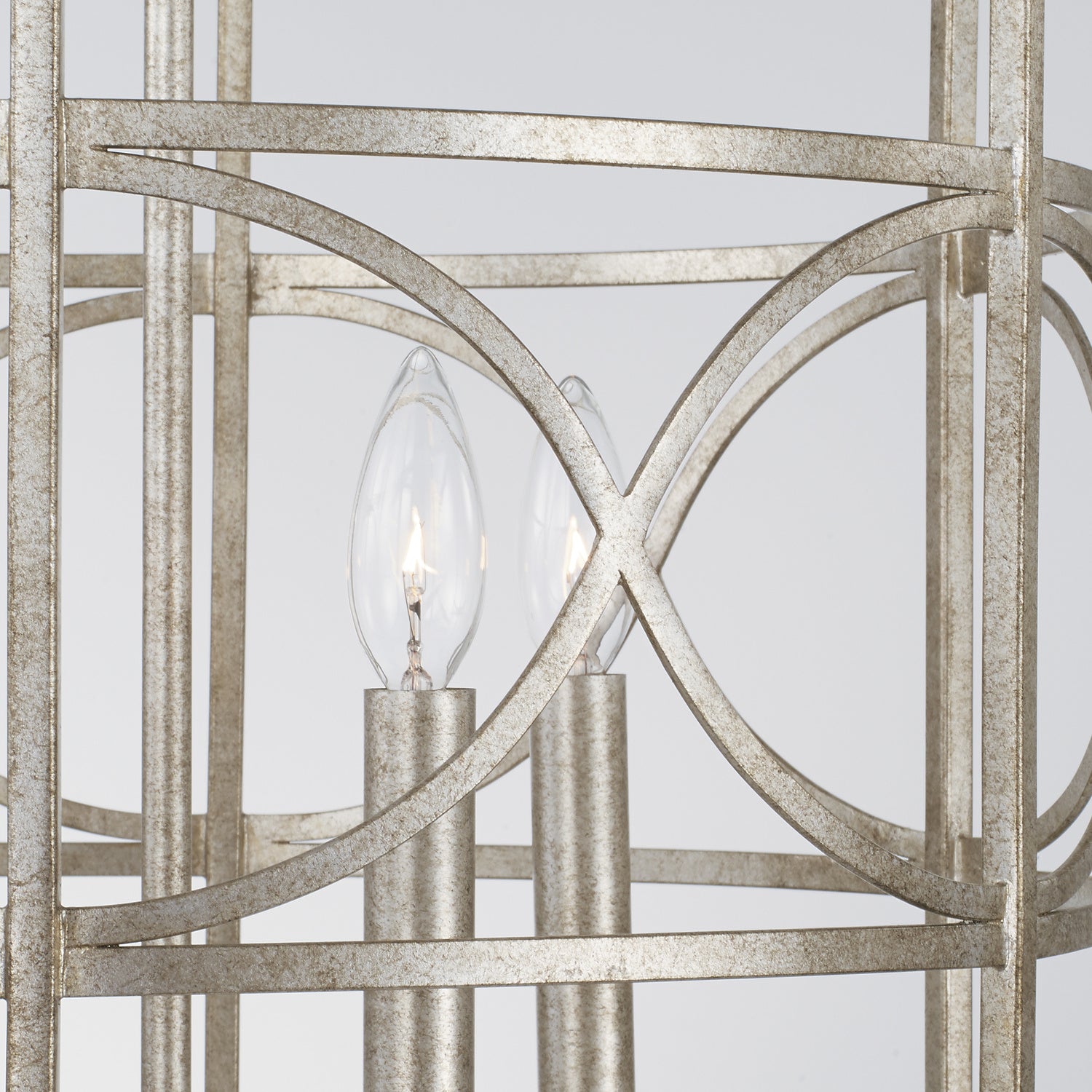 Capital Lighting - 542341AS - Four Light Foyer Pendant - Sylvia - Antique Silver