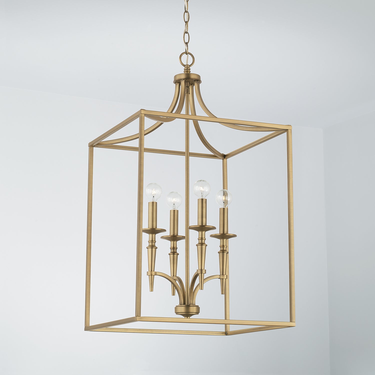 Capital Lighting - 542641AD - Four Light Foyer - Abbie - Aged Brass