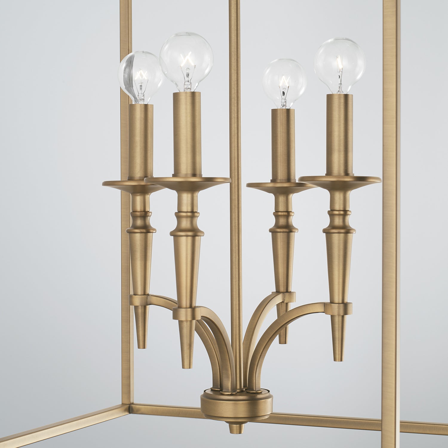 Capital Lighting - 542641AD - Four Light Foyer - Abbie - Aged Brass
