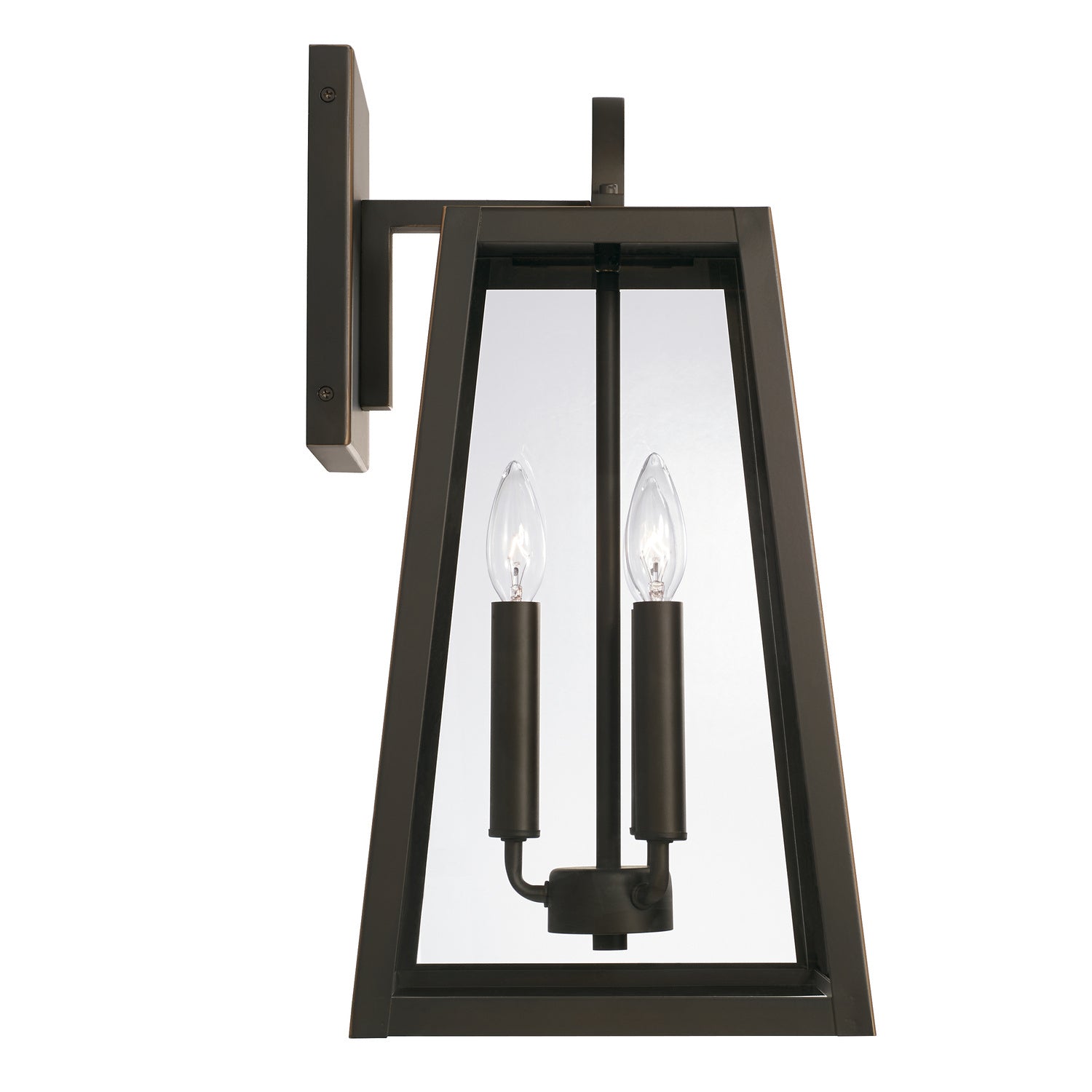 Capital Lighting - 943732OZ - Three Light Outdoor Wall Lantern - Leighton - Oiled Bronze