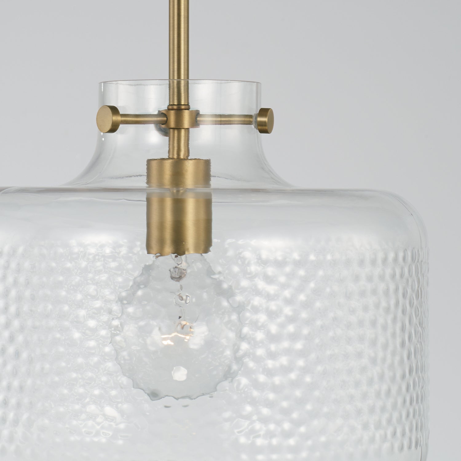 Capital Lighting - 342512AD - One Light Pendant - Brighton - Aged Brass