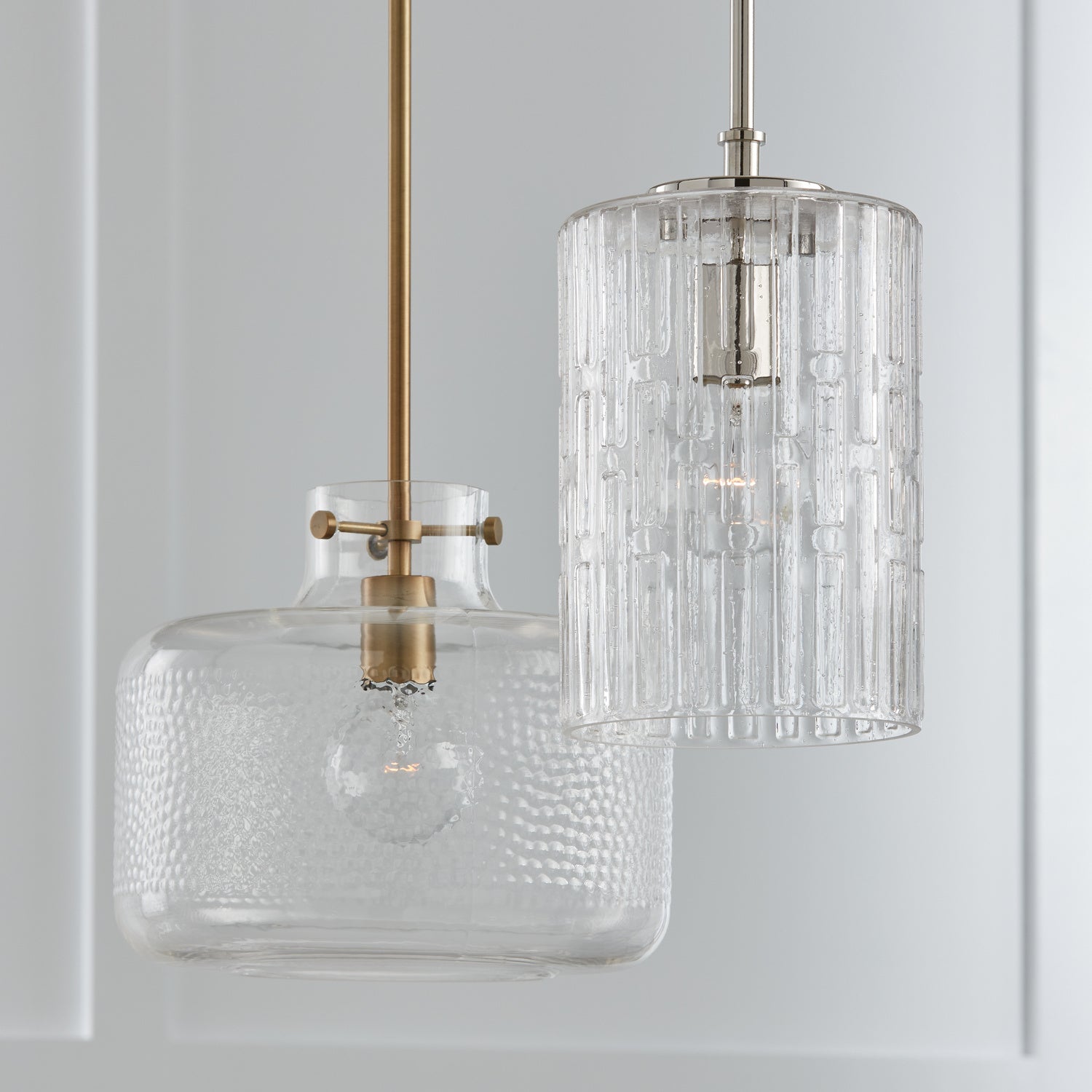 Capital Lighting - 342512AD - One Light Pendant - Brighton - Aged Brass