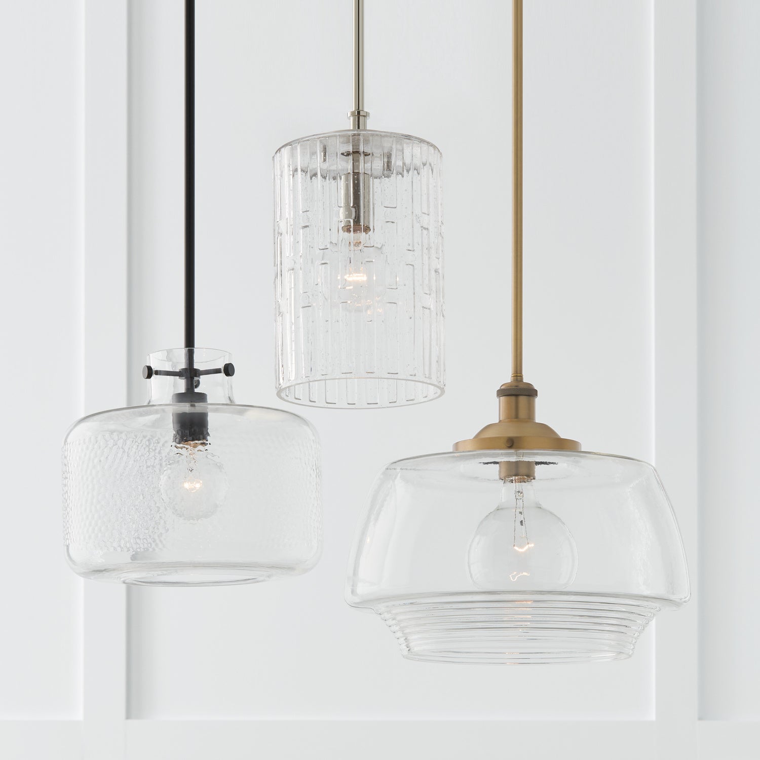 Capital Lighting - 342512MB - One Light Pendant - Brighton - Matte Black