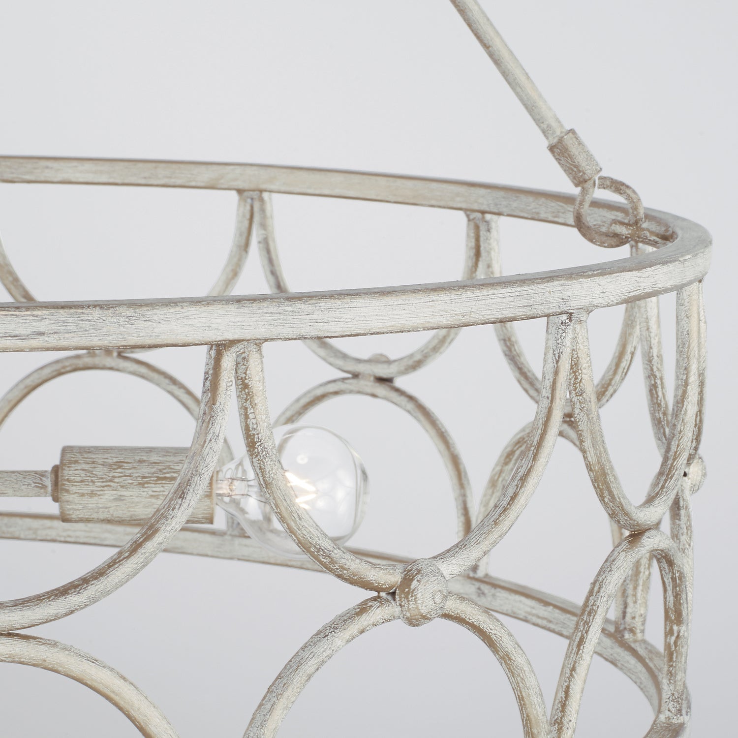 Capital Lighting - 343341WW - Four Light Pendant - Ricci - Winter White