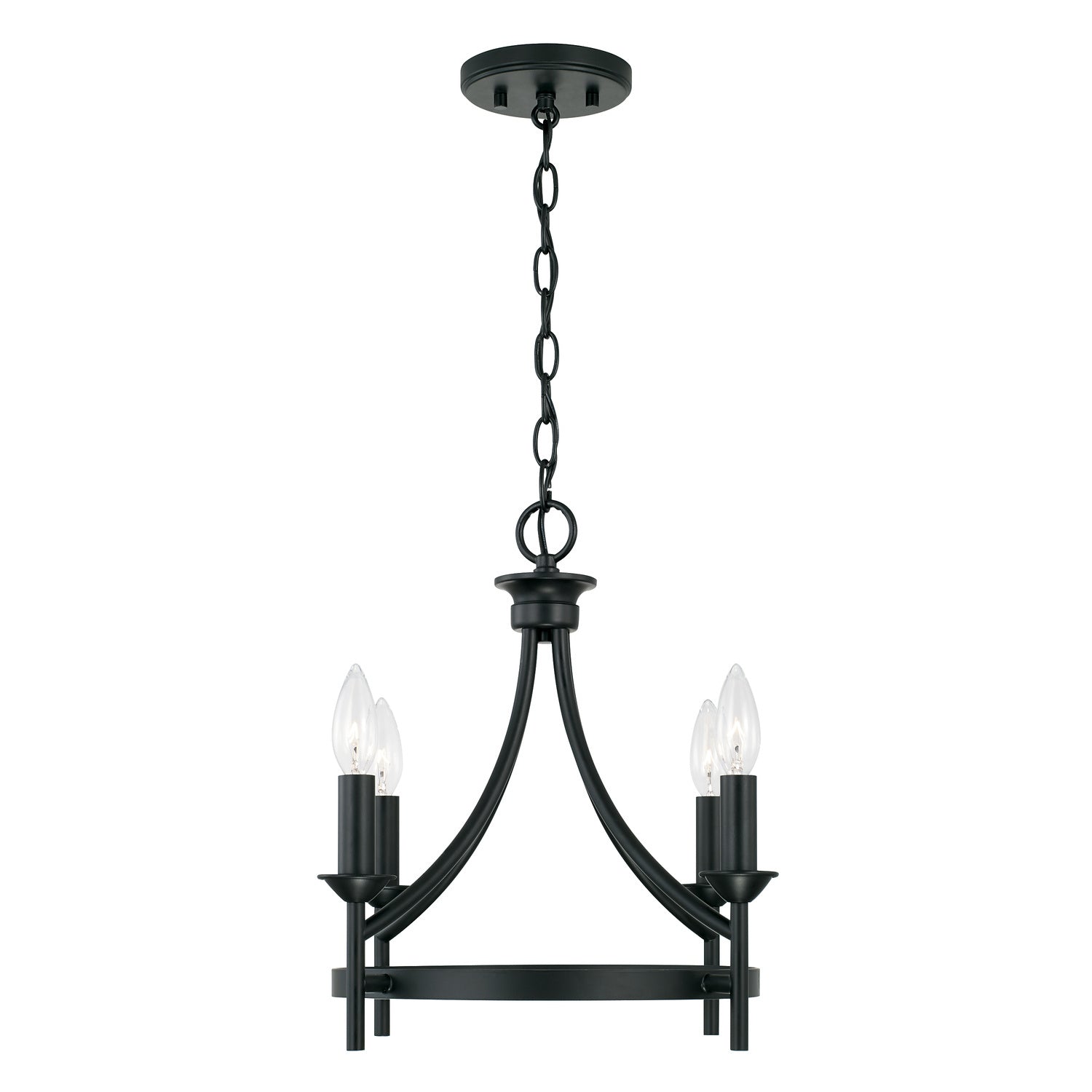 Capital Lighting - 242041MB - Four Light Semi Flush Mount - Peyton - Matte Black