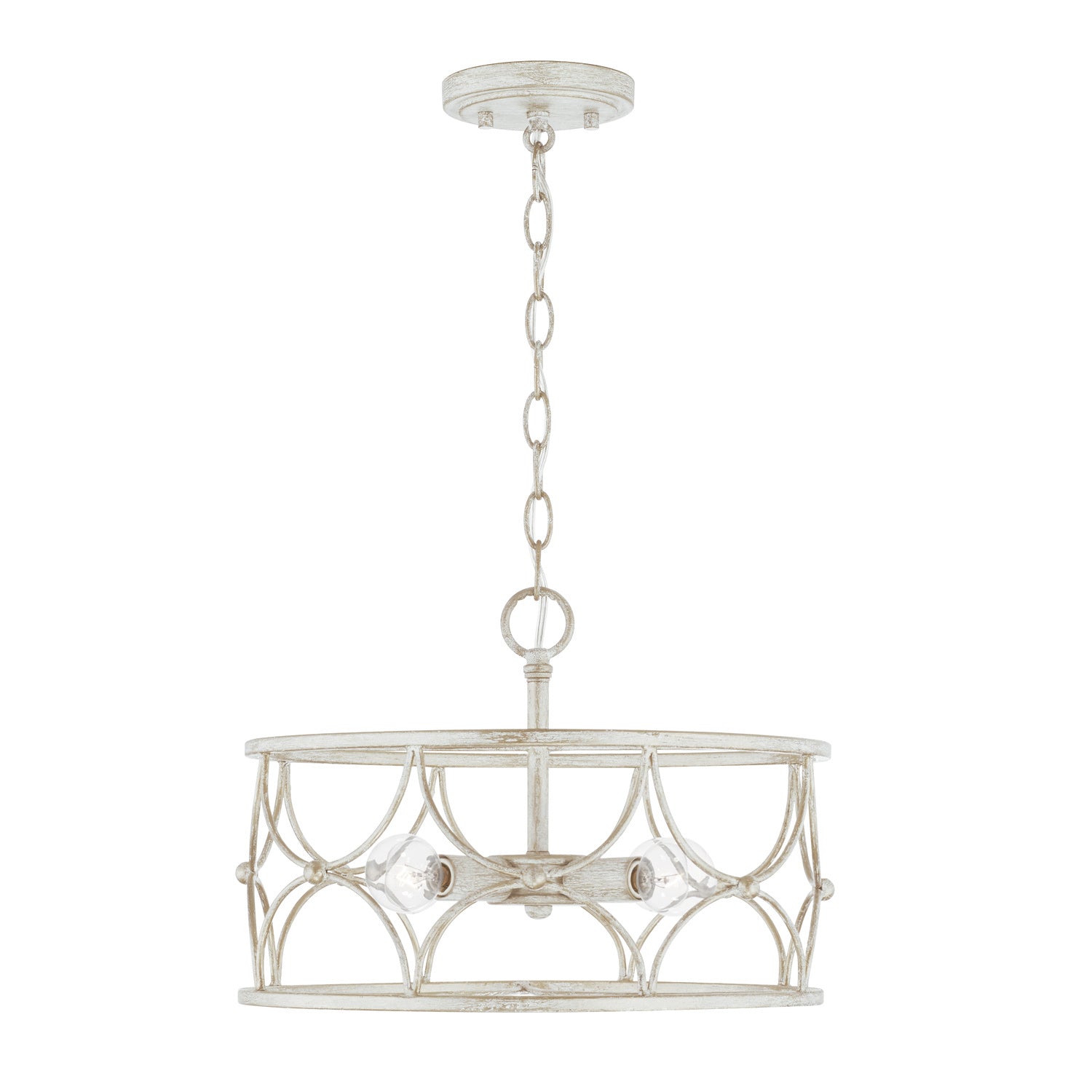 Capital Lighting - 243341WW - Four Light Semi Flush Mount - Ricci - Winter White