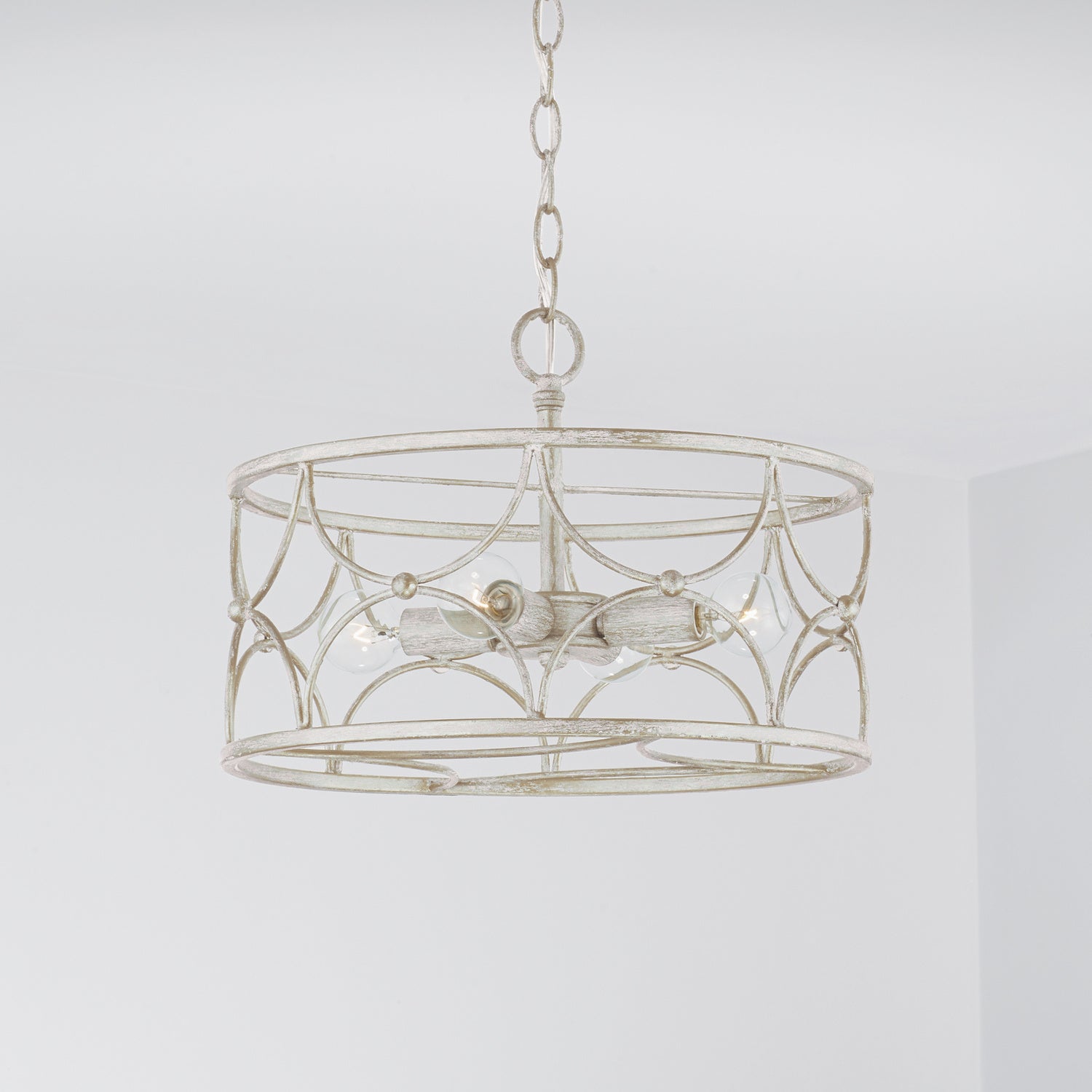 Capital Lighting - 243341WW - Four Light Semi Flush Mount - Ricci - Winter White