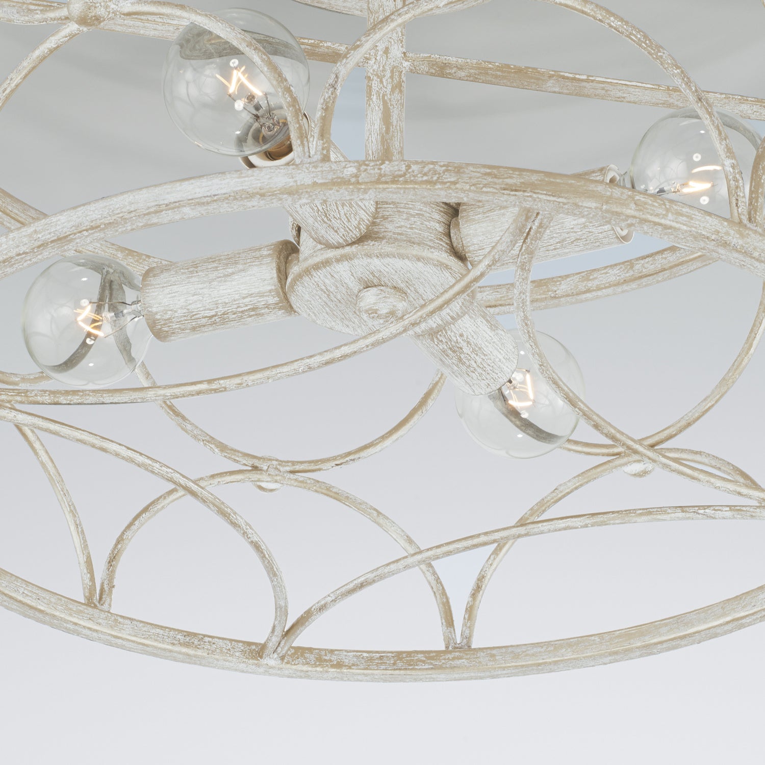 Capital Lighting - 243341WW - Four Light Semi Flush Mount - Ricci - Winter White