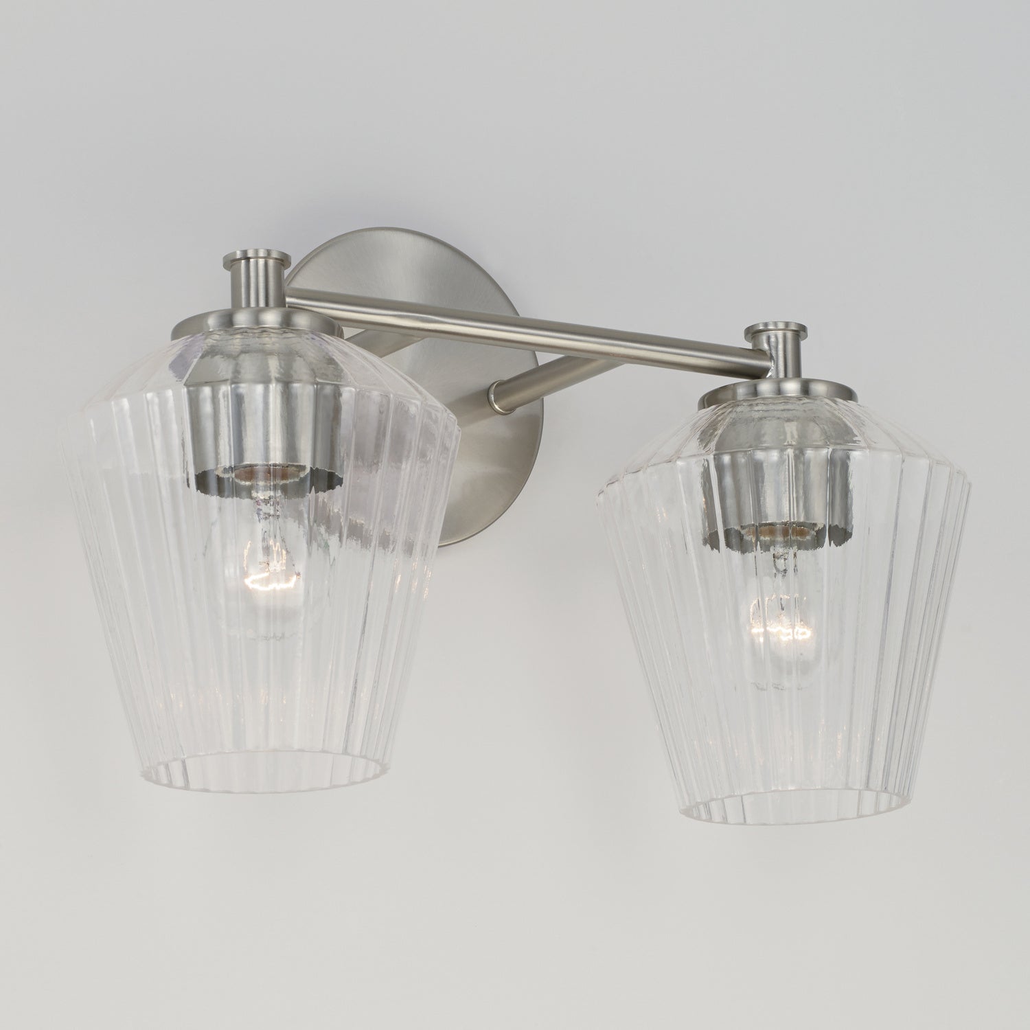 Capital Lighting - 141421BN-507 - Two Light Vanity - Beau - Brushed Nickel