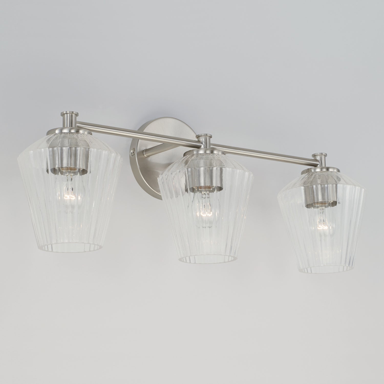 Capital Lighting - 141431BN-507 - Three Light Vanity - Beau - Brushed Nickel