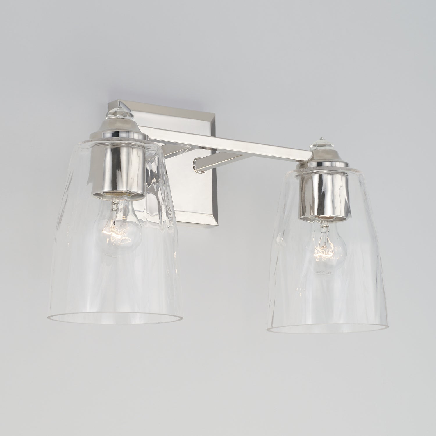 Capital Lighting - 141821PN-509 - Two Light Vanity - Laurent - Polished Nickel