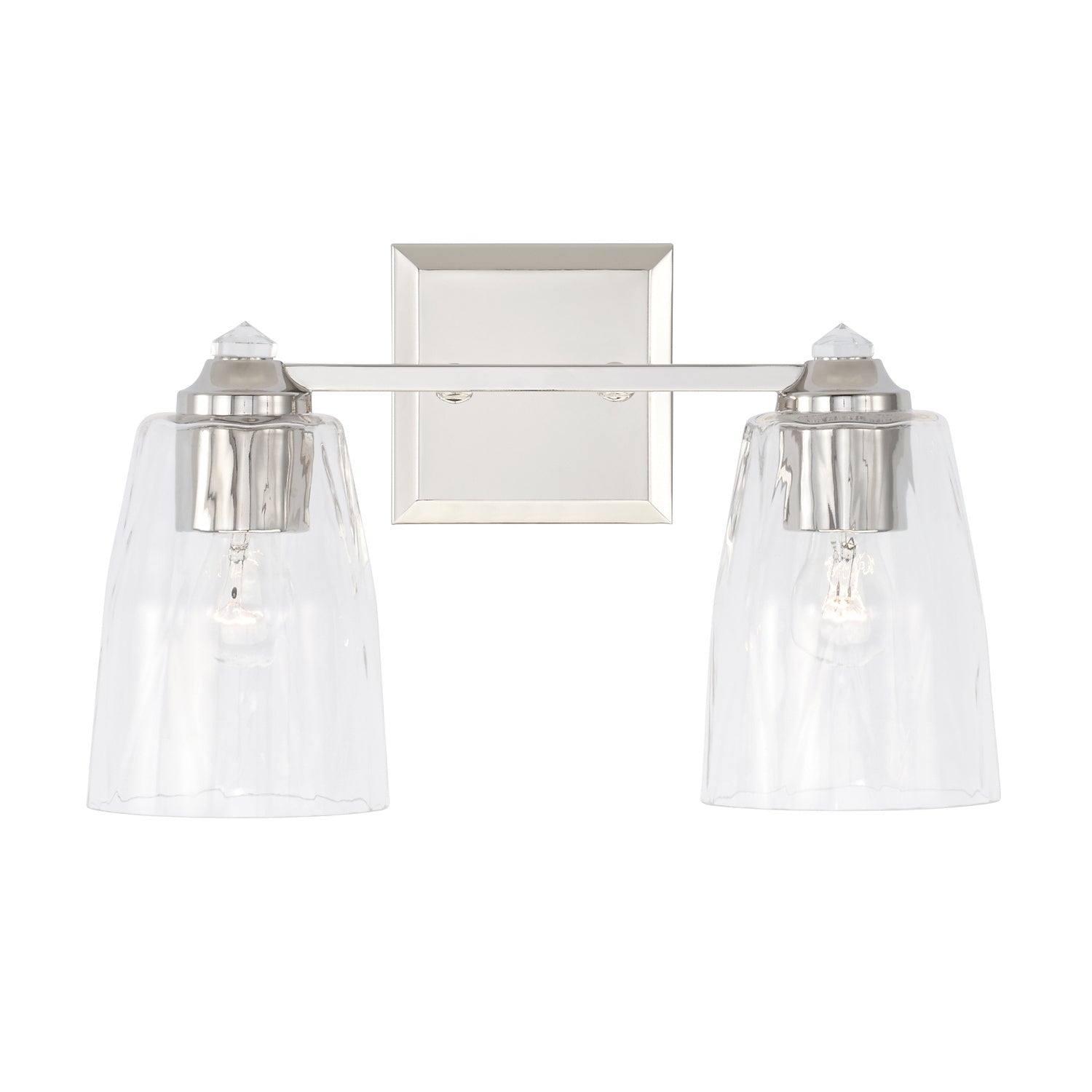 Capital Lighting - 141821PN-509 - Two Light Vanity - Laurent - Polished Nickel