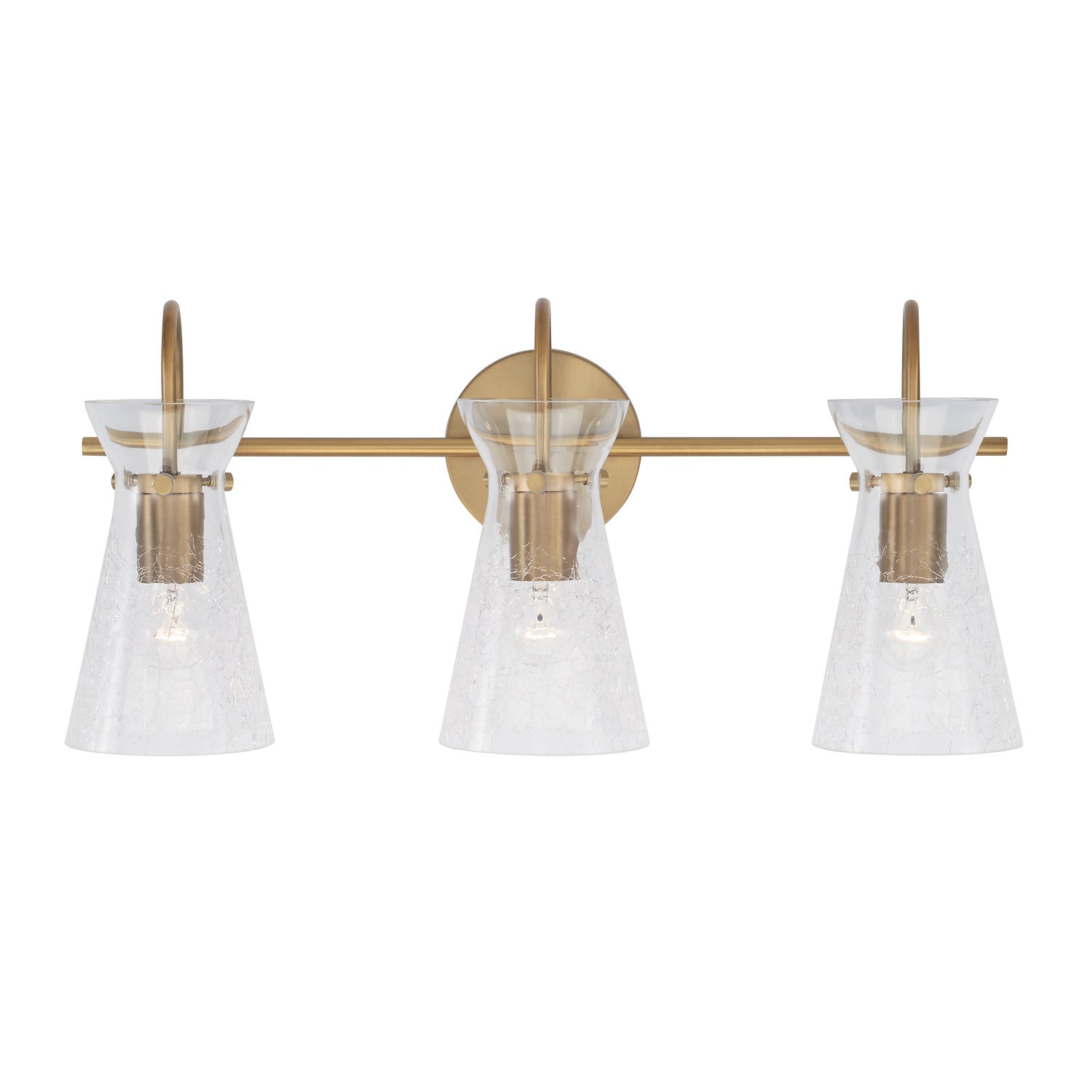 Capital Lighting - 142431AD - Three Light Vanity - Mila - Aged Brass