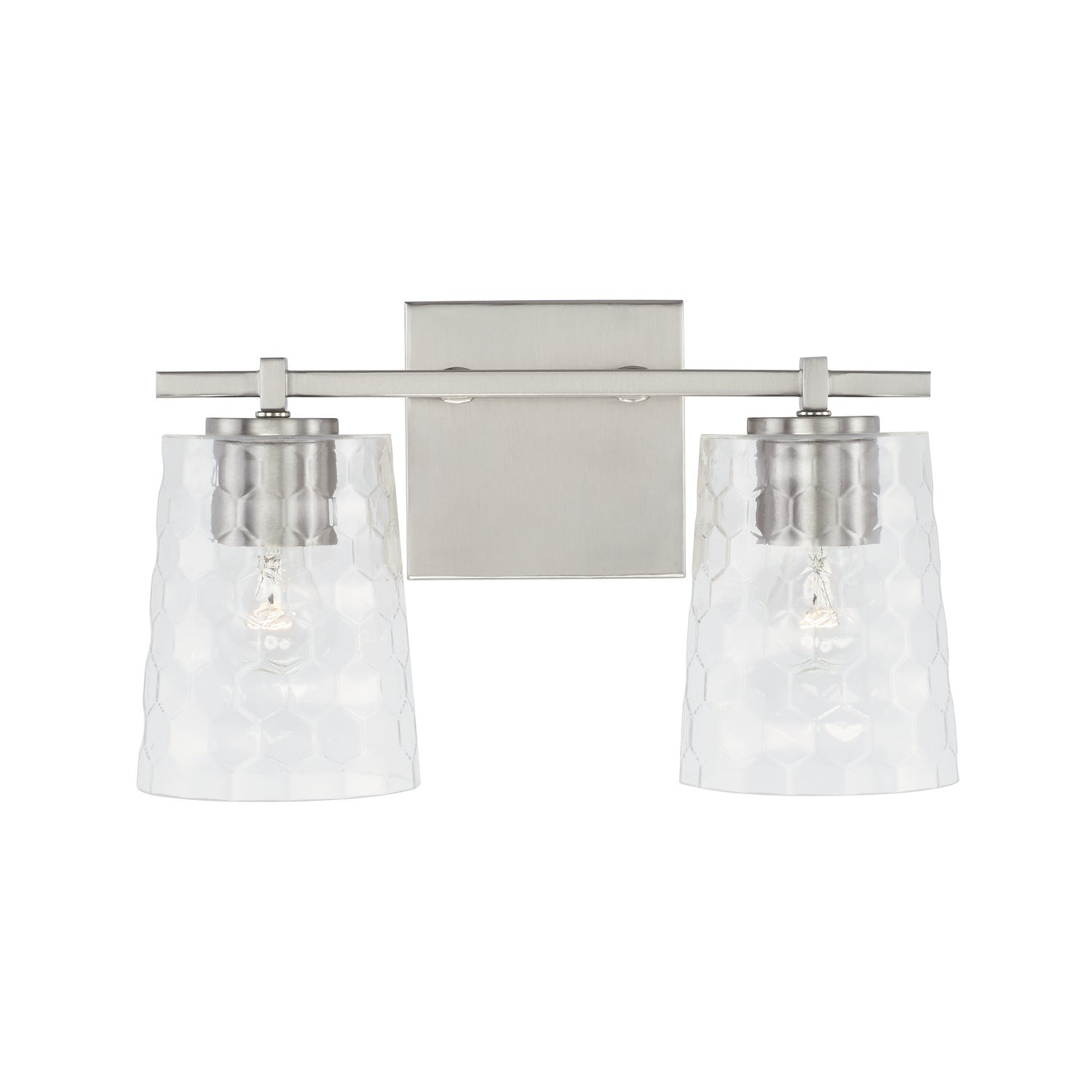 Capital Lighting - 143521BN-517 - Two Light Vanity - Burke - Brushed Nickel