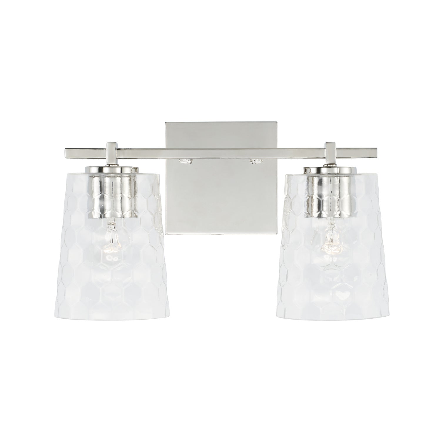 Capital Lighting - 143521PN-517 - Two Light Vanity - Burke - Polished Nickel
