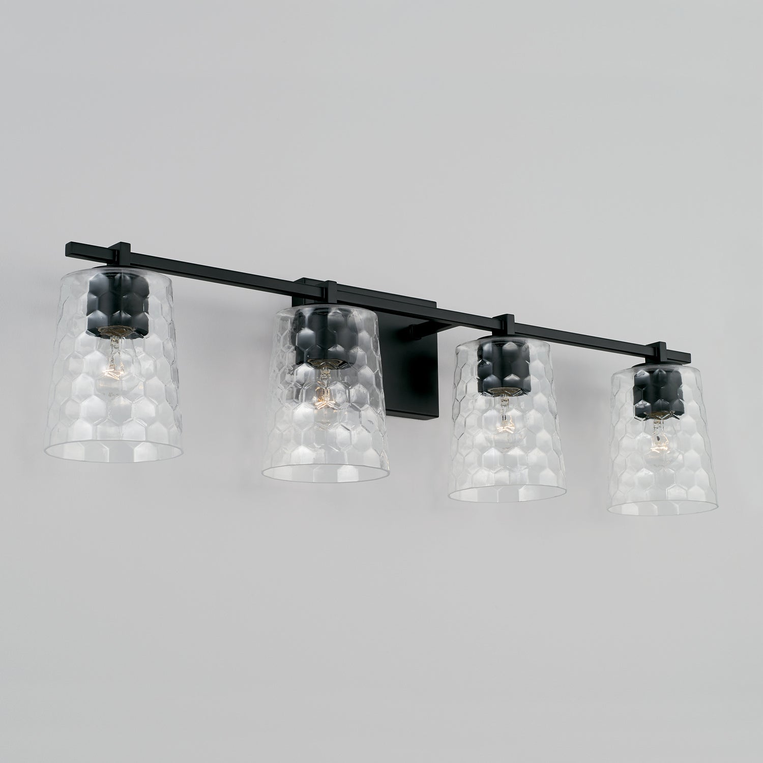Capital Lighting - 143541MB-517 - Four Light Vanity - Burke - Matte Black