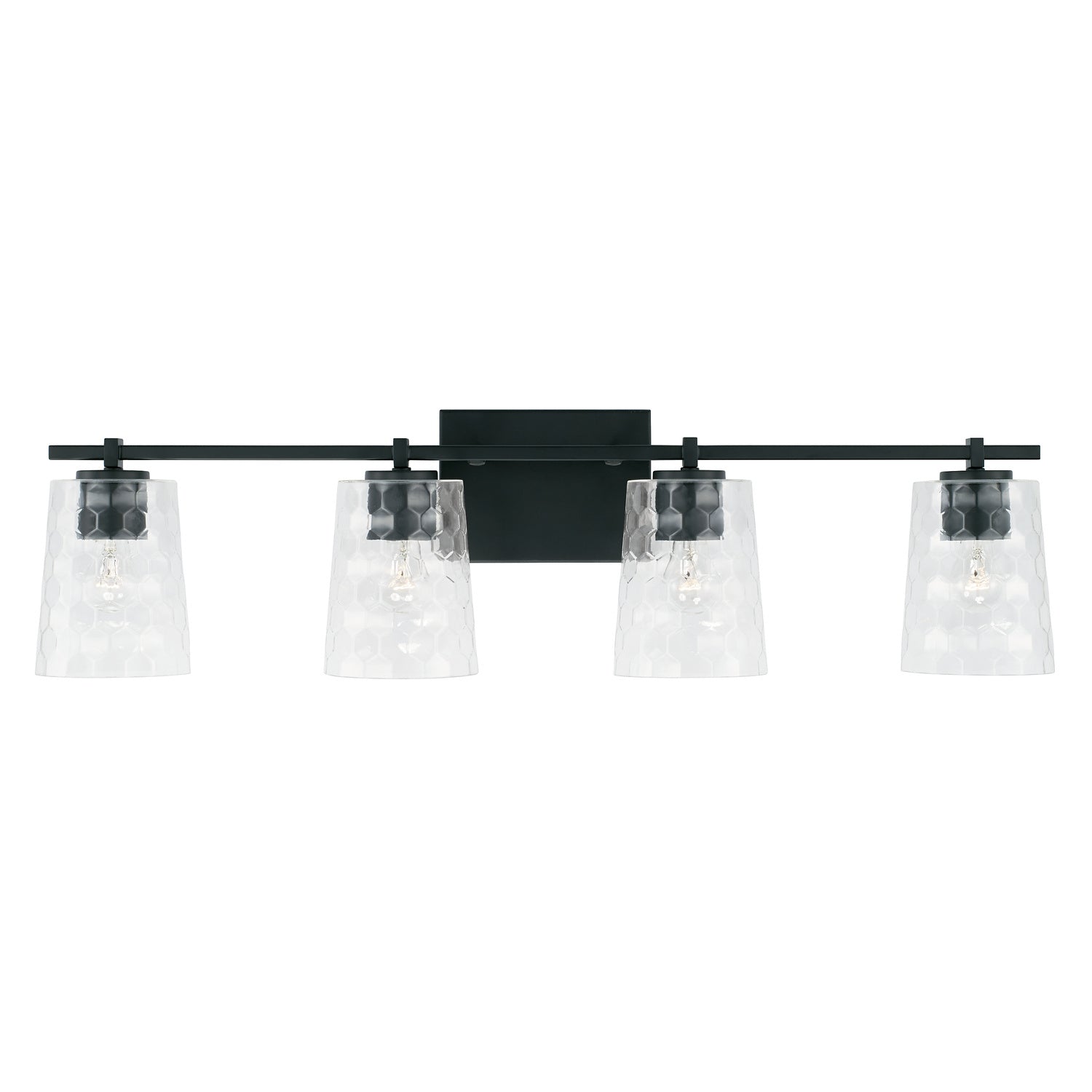 Capital Lighting - 143541MB-517 - Four Light Vanity - Burke - Matte Black