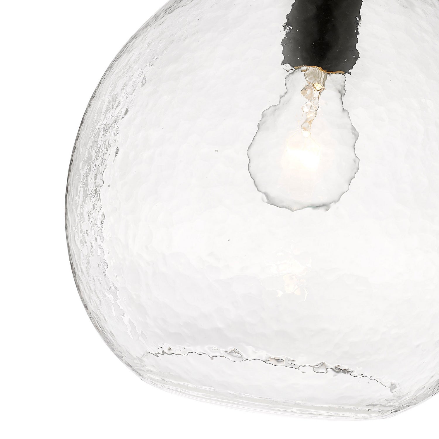 Golden - 1094-S BLK-HCG - One Light Pendant - Ariella - Matte Black