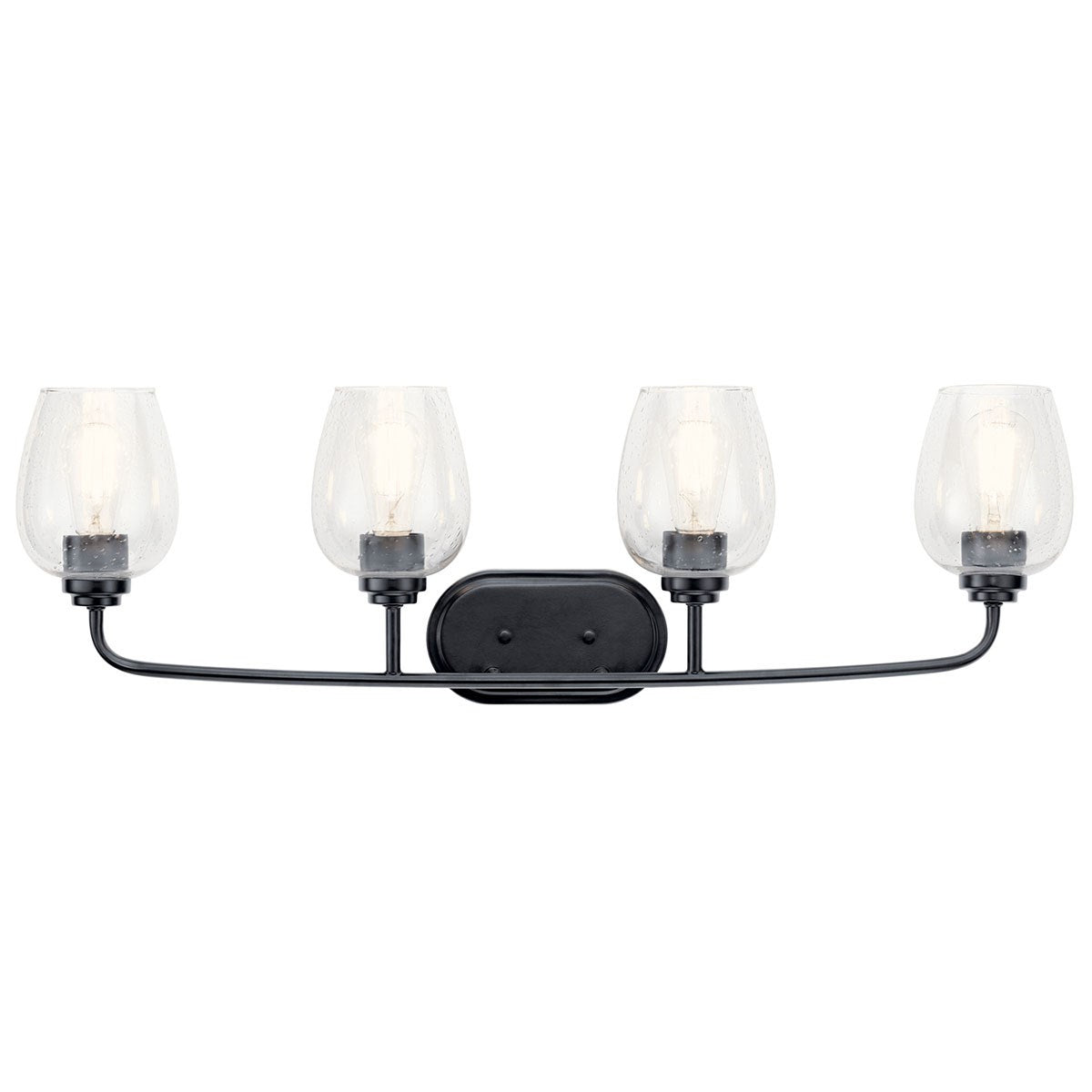 Kichler - 45130BKCS - Four Light Bath - Valserrano - Black