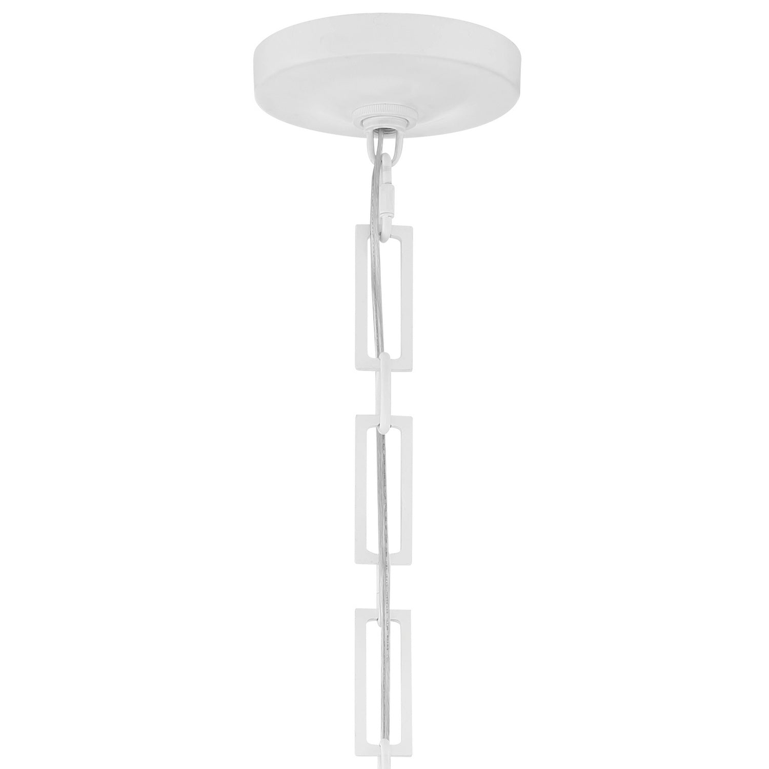 Crystorama - 8685-MT-GA - Two Light Chandelier - Alston - Matte White + Antique Gold