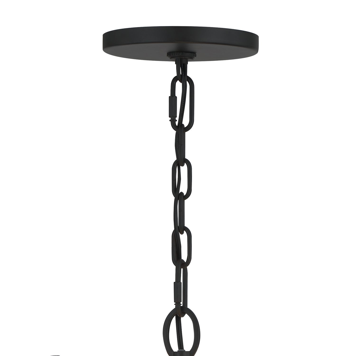 Crystorama - 9593-MK - Three Light Pendant - Hulton - Matte Black