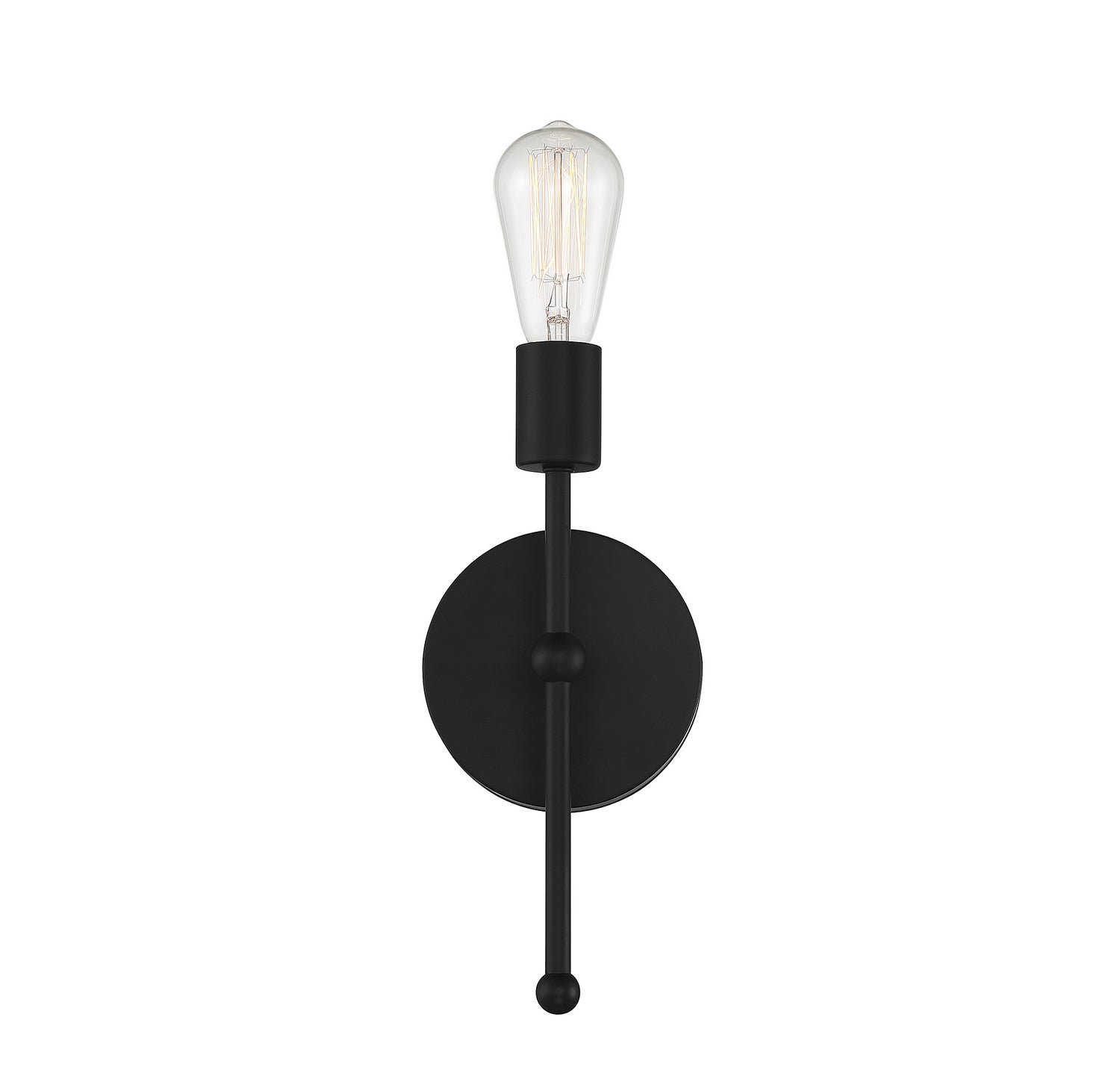 Meridian - M90005MBK - One Light Wall Sconce - Matte Black