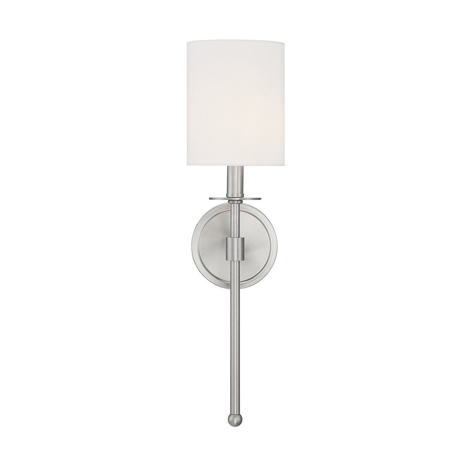 Meridian - M90057BN - One Light Wall Sconce - Brushed Nickel