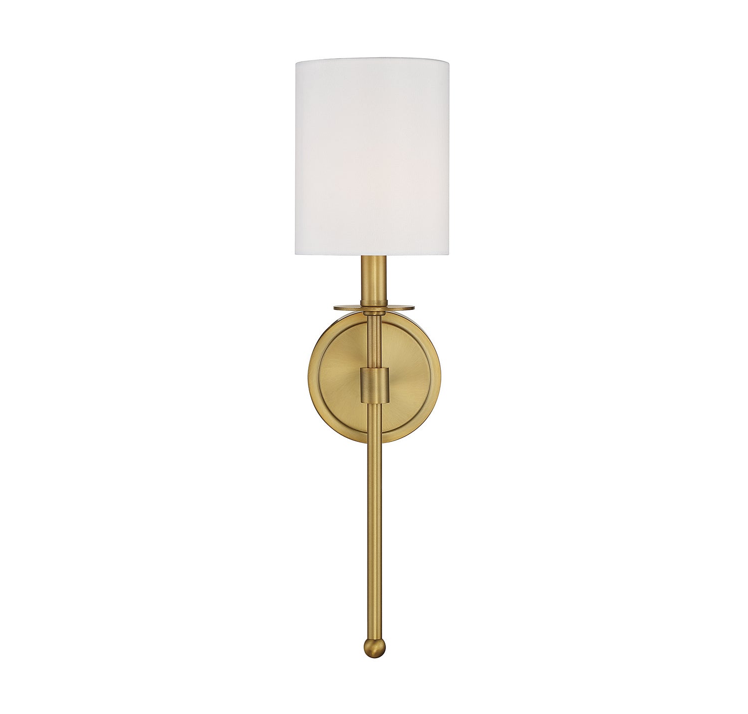 Meridian - M90057NB - One Light Wall Sconce - Natural Brass