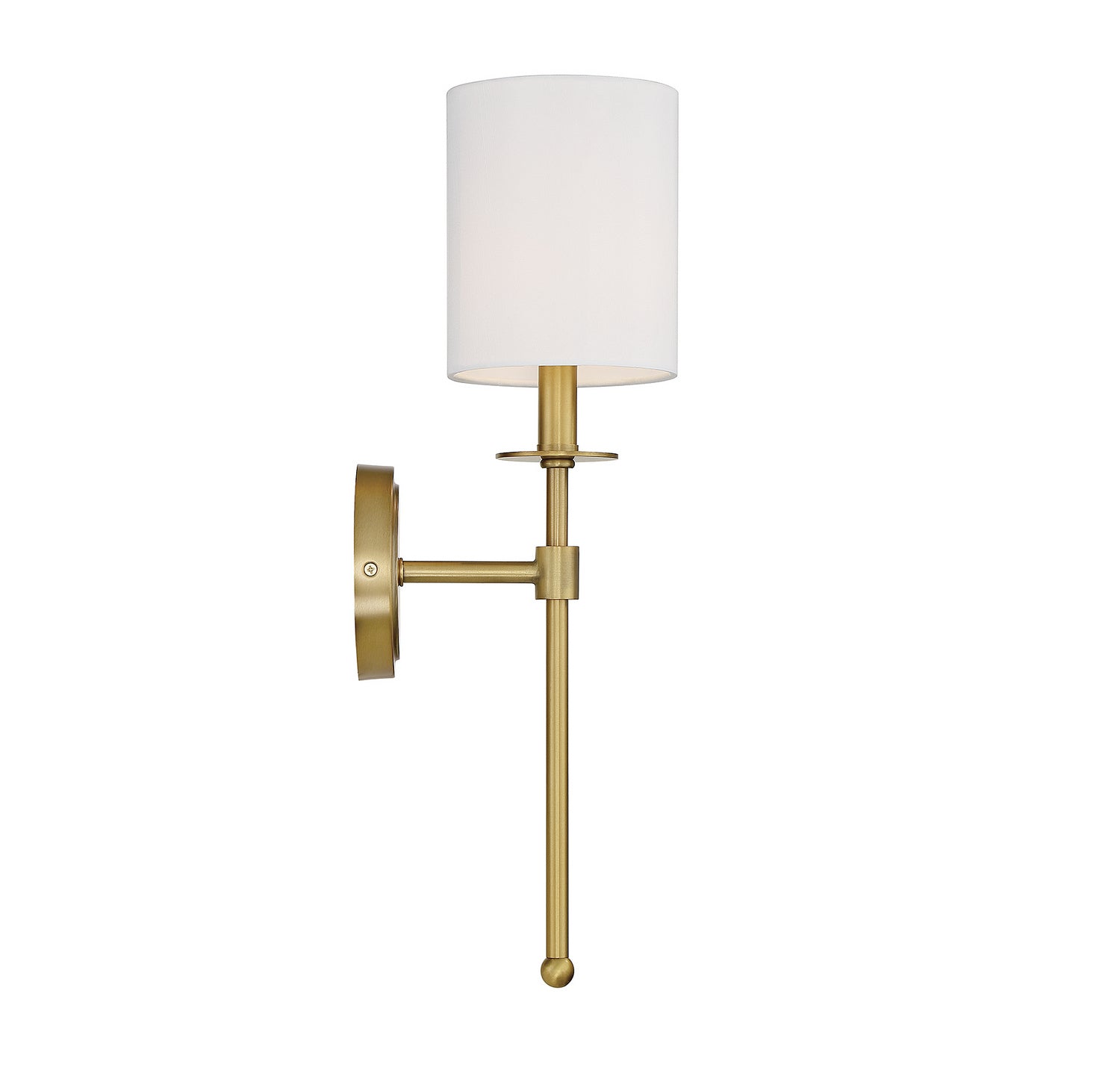 Meridian - M90057NB - One Light Wall Sconce - Natural Brass