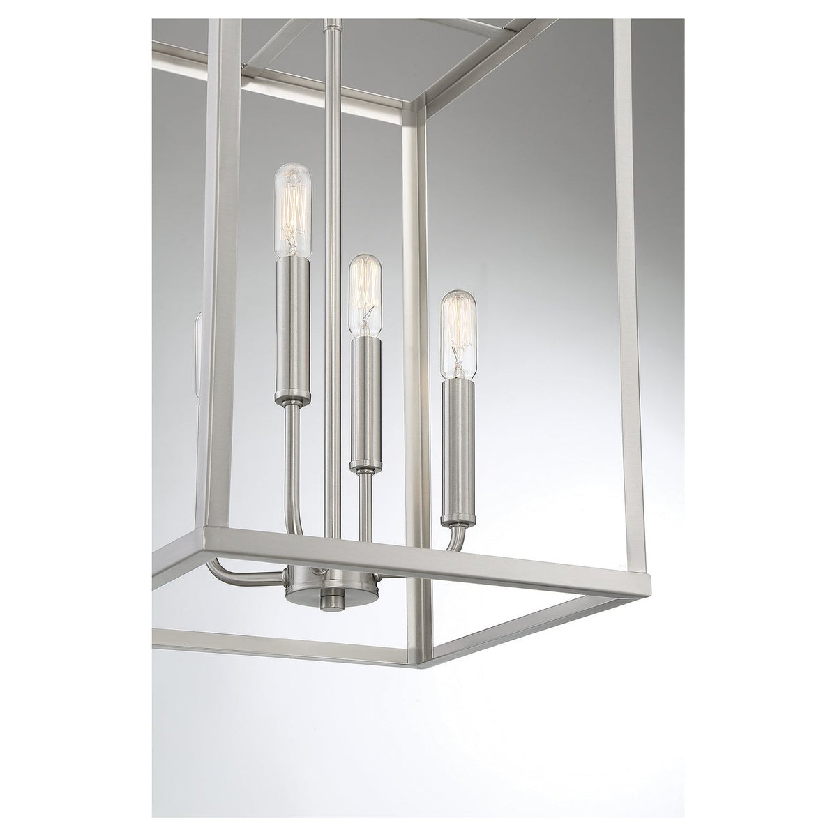 Meridian - M30008BN - Four Light Pendant - Brushed Nickel