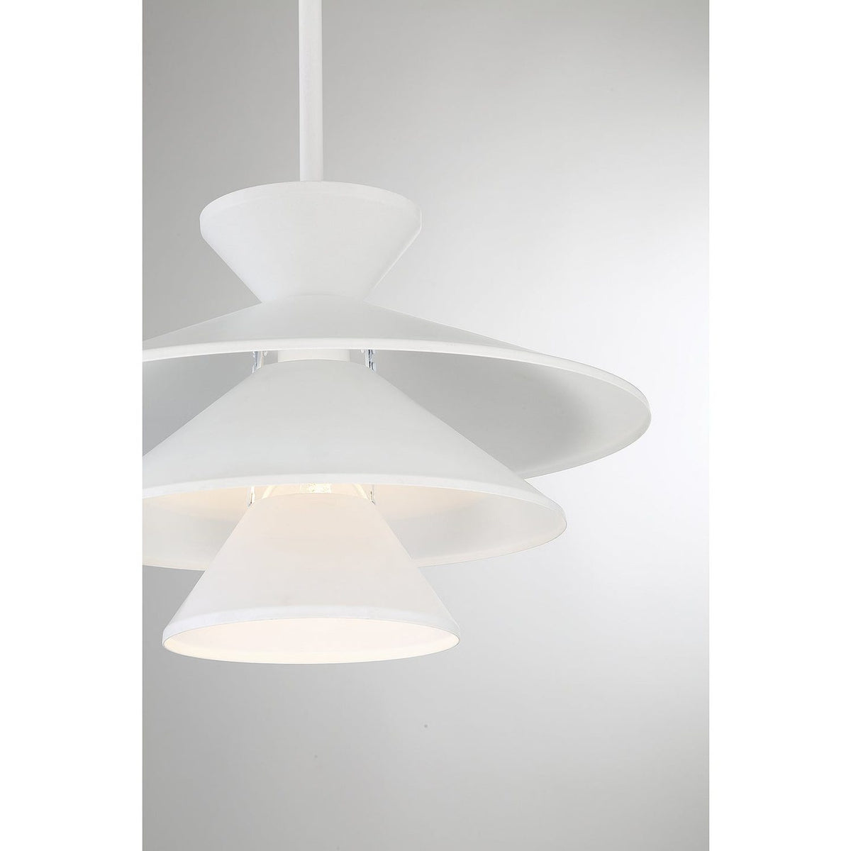Meridian - M70096WH - One Light Pendant - White