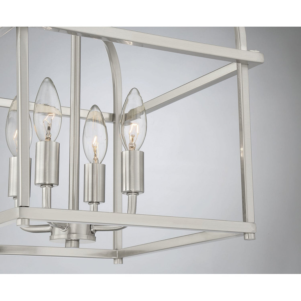 Meridian - M60061BN - Four Light Semi-Flush Mount - Brushed Nickel