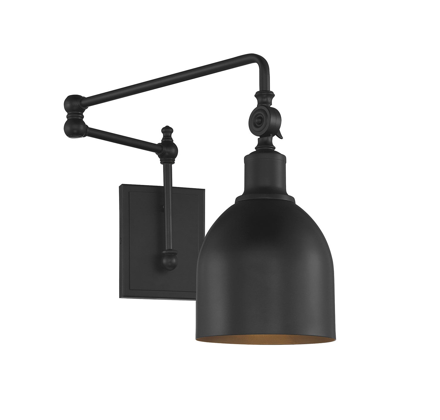 Meridian - M90019MBK - One Light Wall Sconce - Matte Black