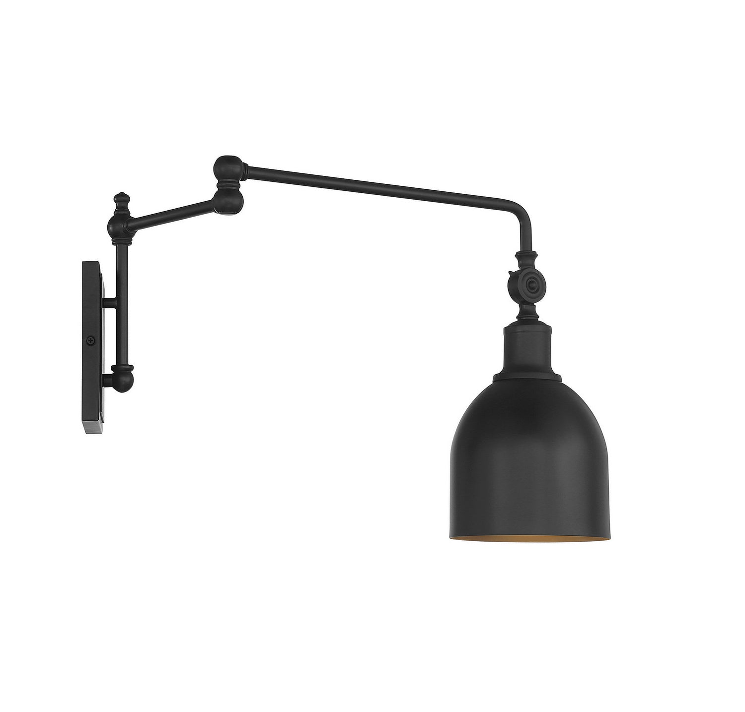 Meridian - M90019MBK - One Light Wall Sconce - Matte Black