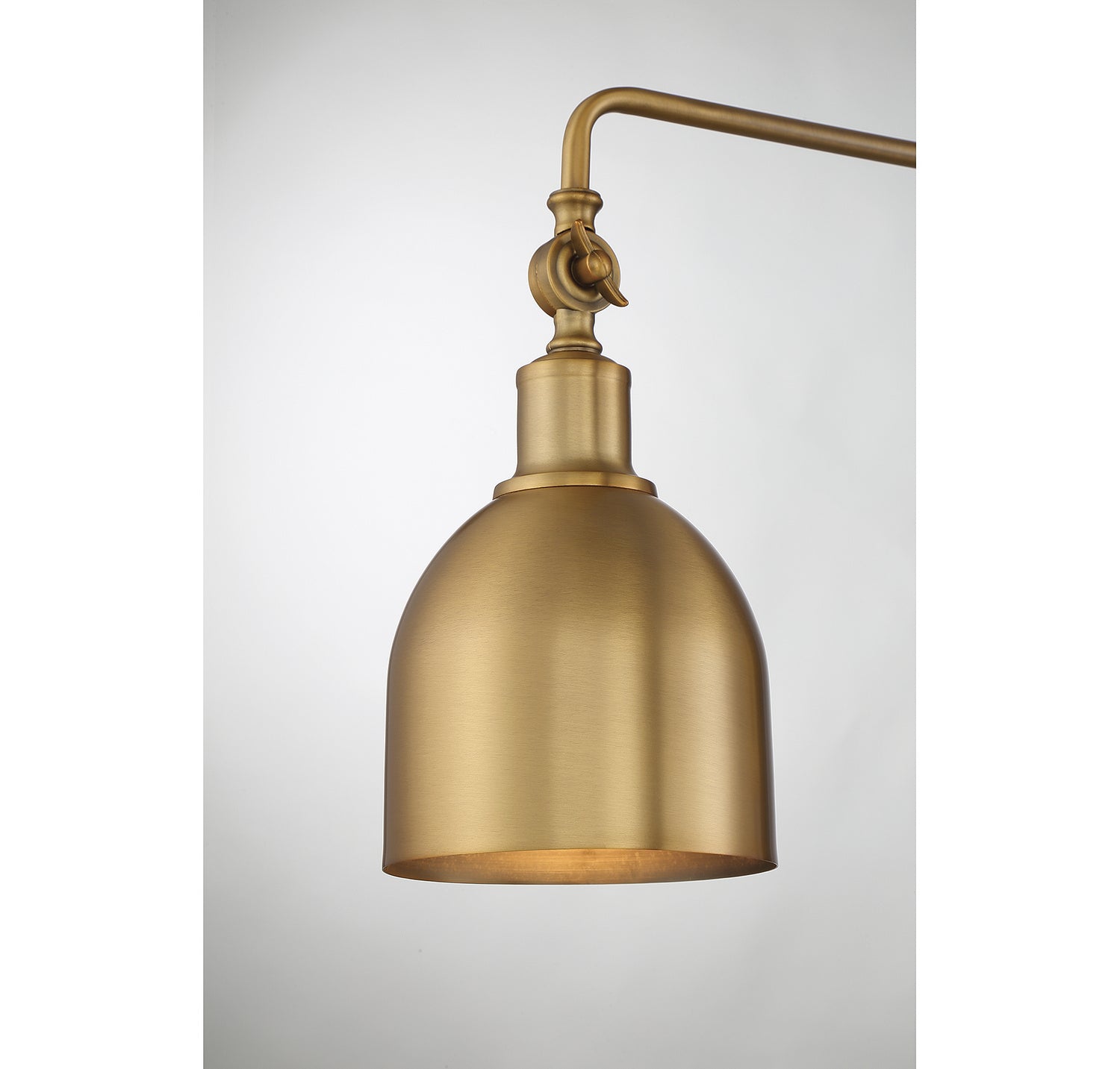 Meridian - M90019NB - One Light Wall Sconce - Natural Brass