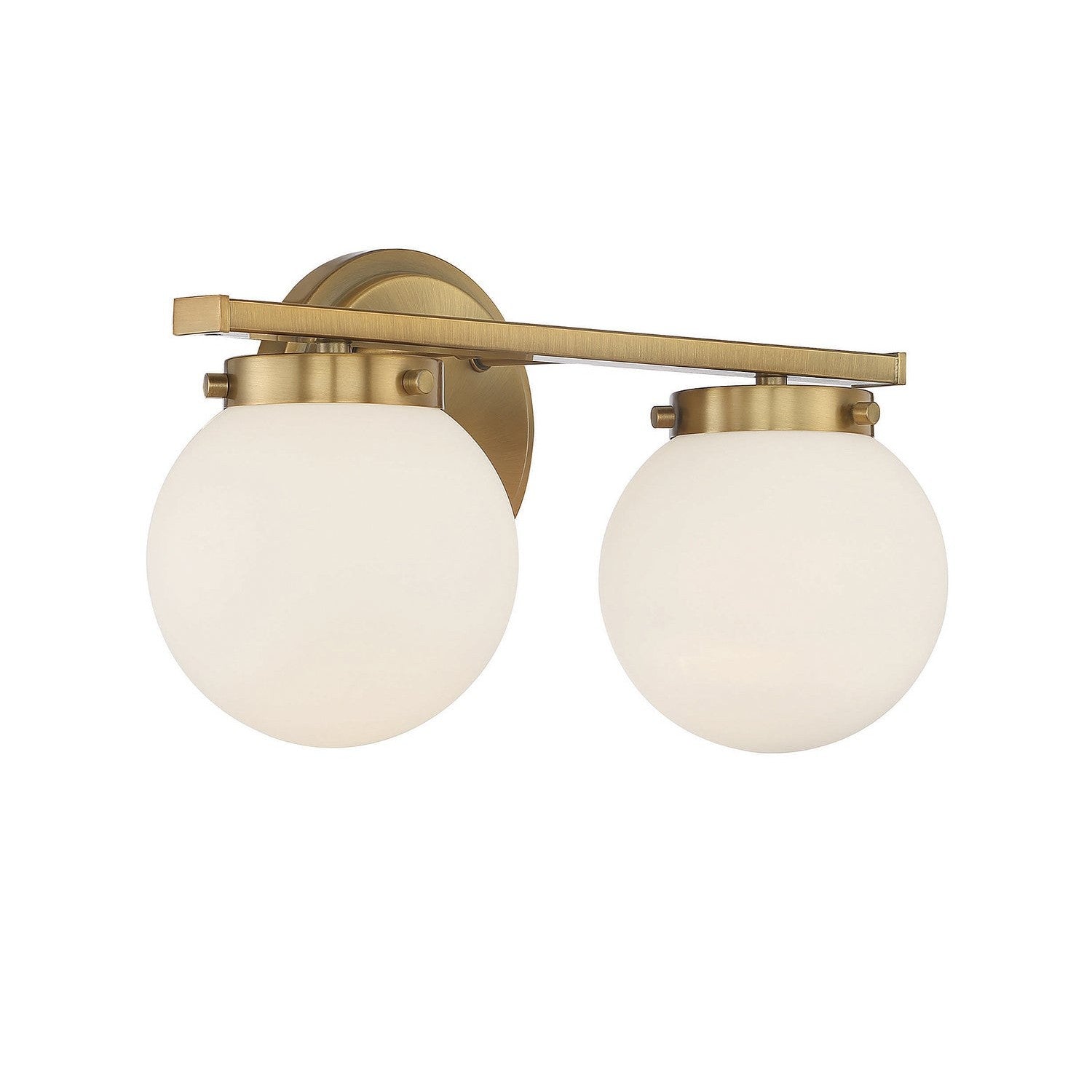 Meridian - M80047NB - Two Light Bathroom Vanity Light - Natural Brass