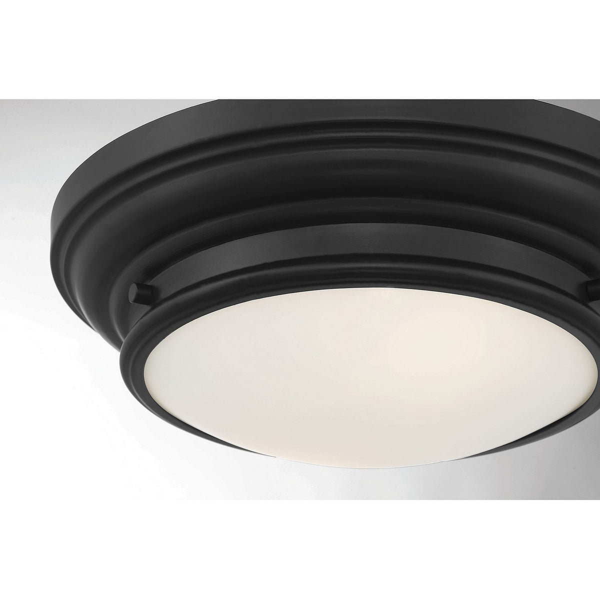Meridian - M60063MBK - Two Light Flush Mount - Matte Black
