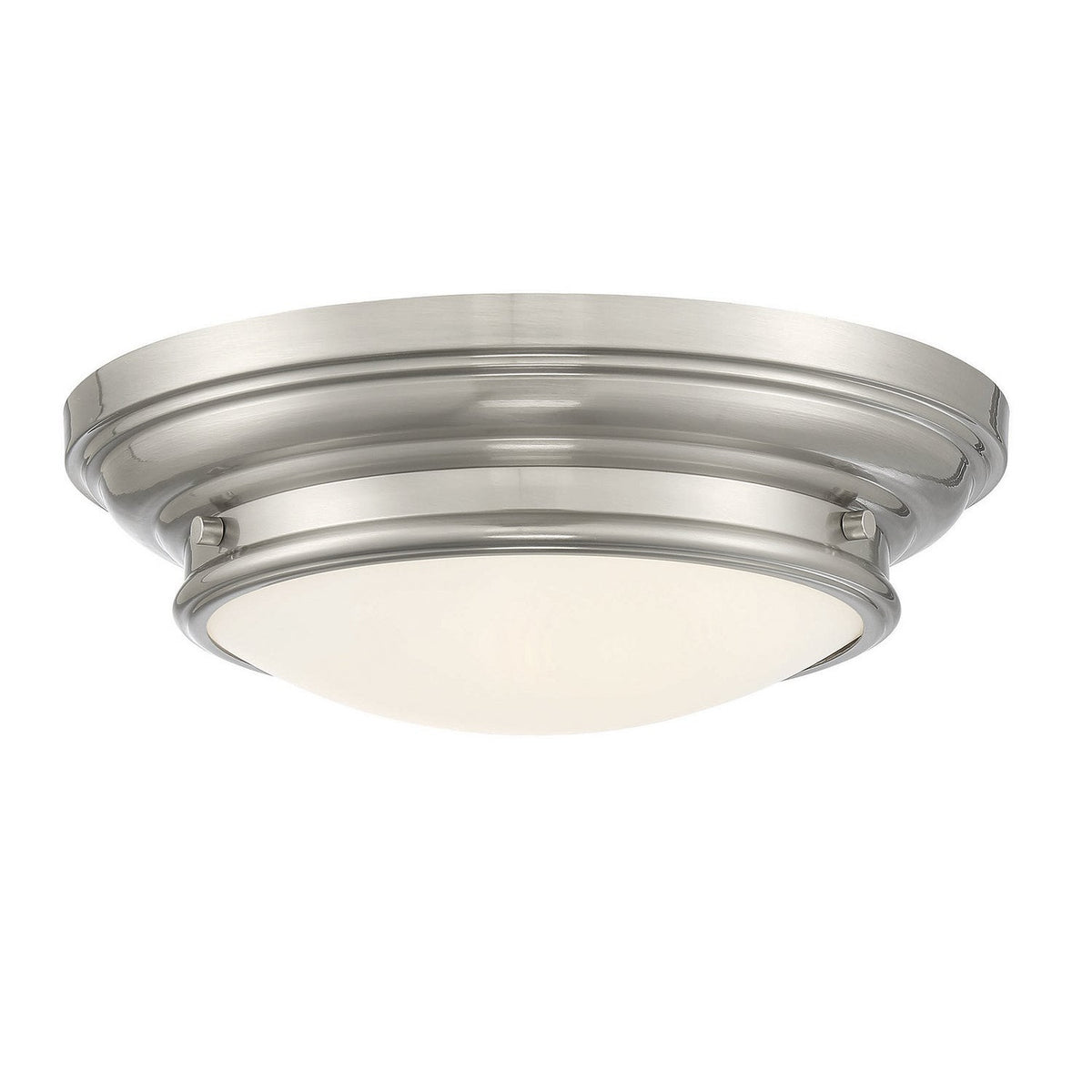 Meridian - M60063BN - Two Light Flush Mount - Brushed Nickel
