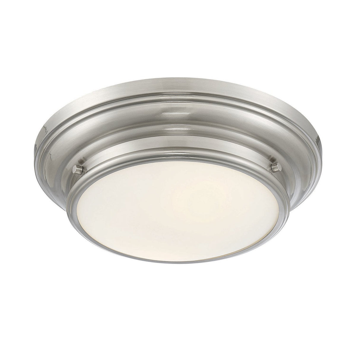 Meridian - M60063BN - Two Light Flush Mount - Brushed Nickel