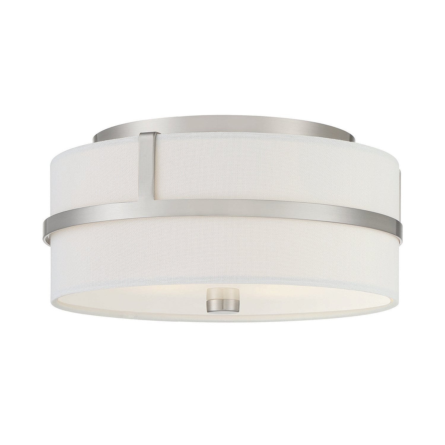 Meridian - M60065BN - Two Light Flush Mount - Brushed Nickel