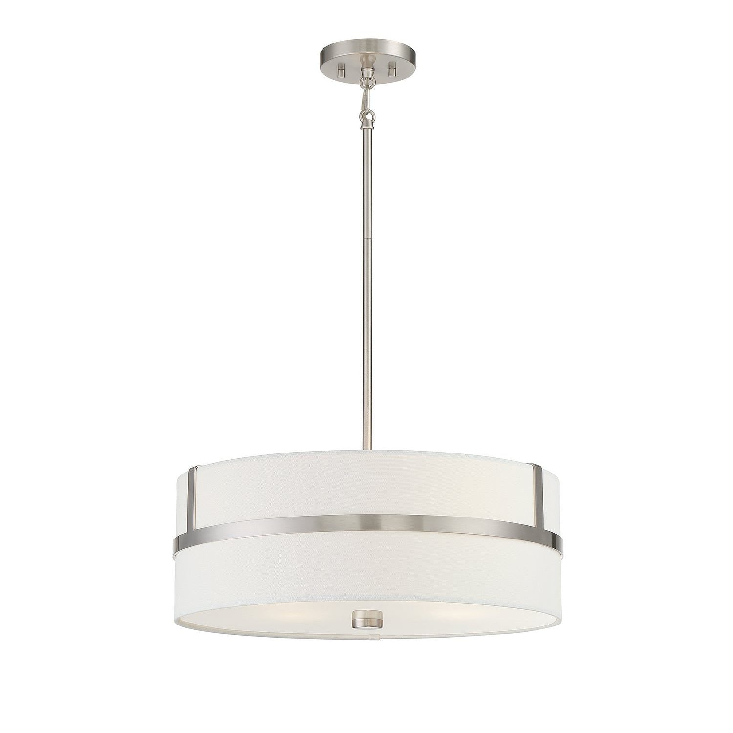 Meridian - M70102BN - Four Light Pendant - Brushed Nickel