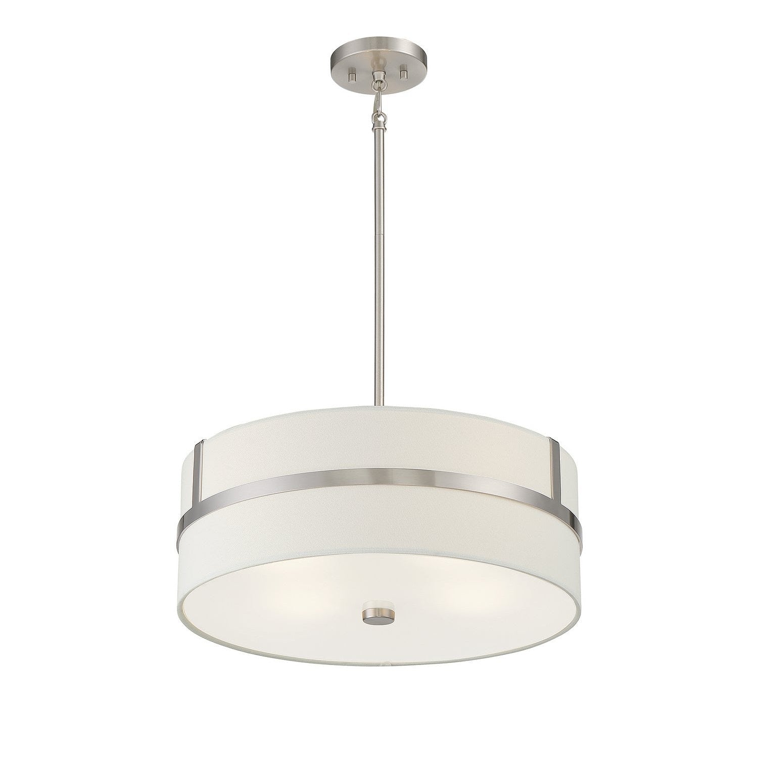 Meridian - M70102BN - Four Light Pendant - Brushed Nickel