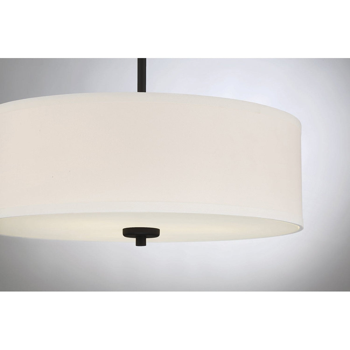 Meridian - M70109MBK - Three Light Pendant - Matte Black