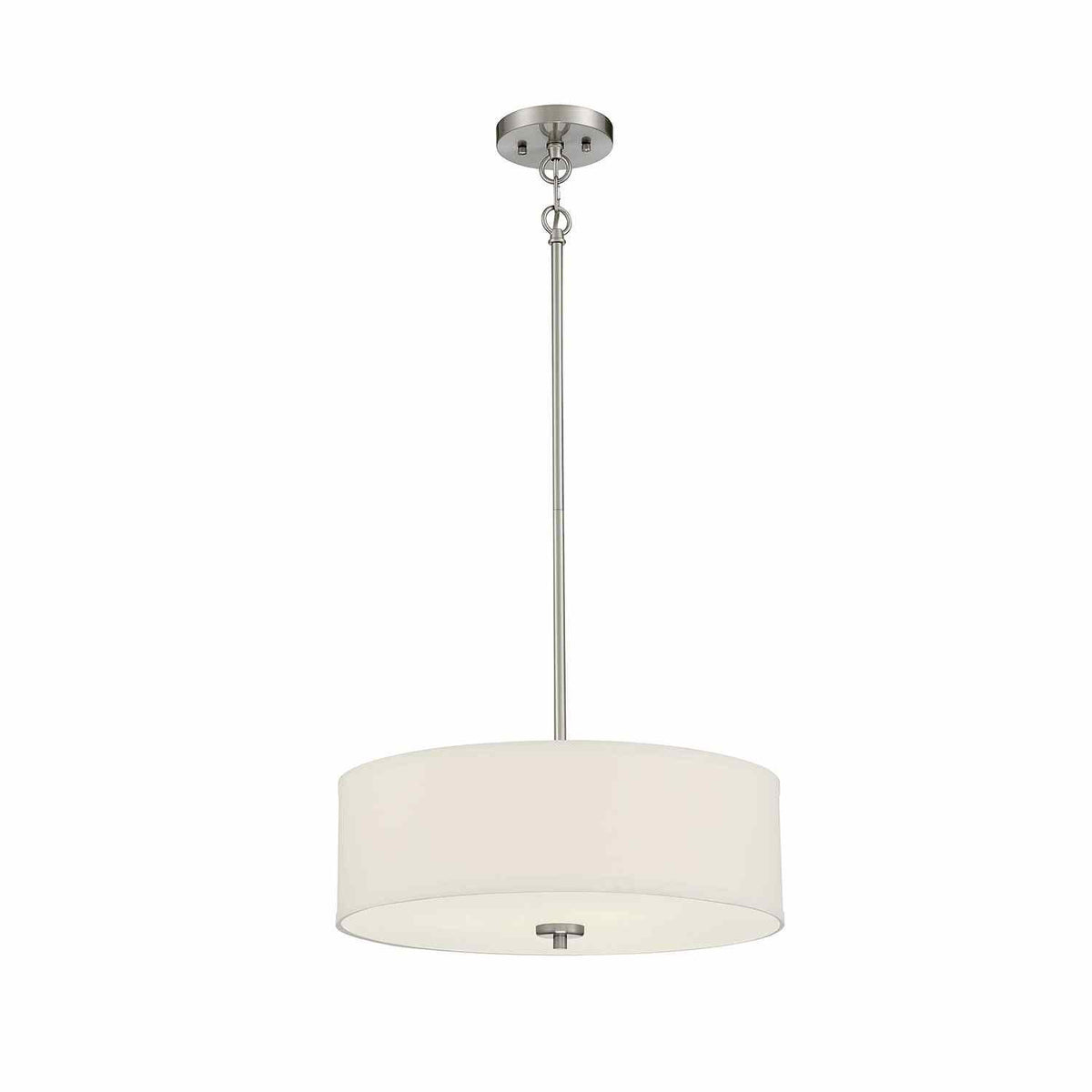 Meridian - M70109BN - Three Light Pendant - Brushed Nickel