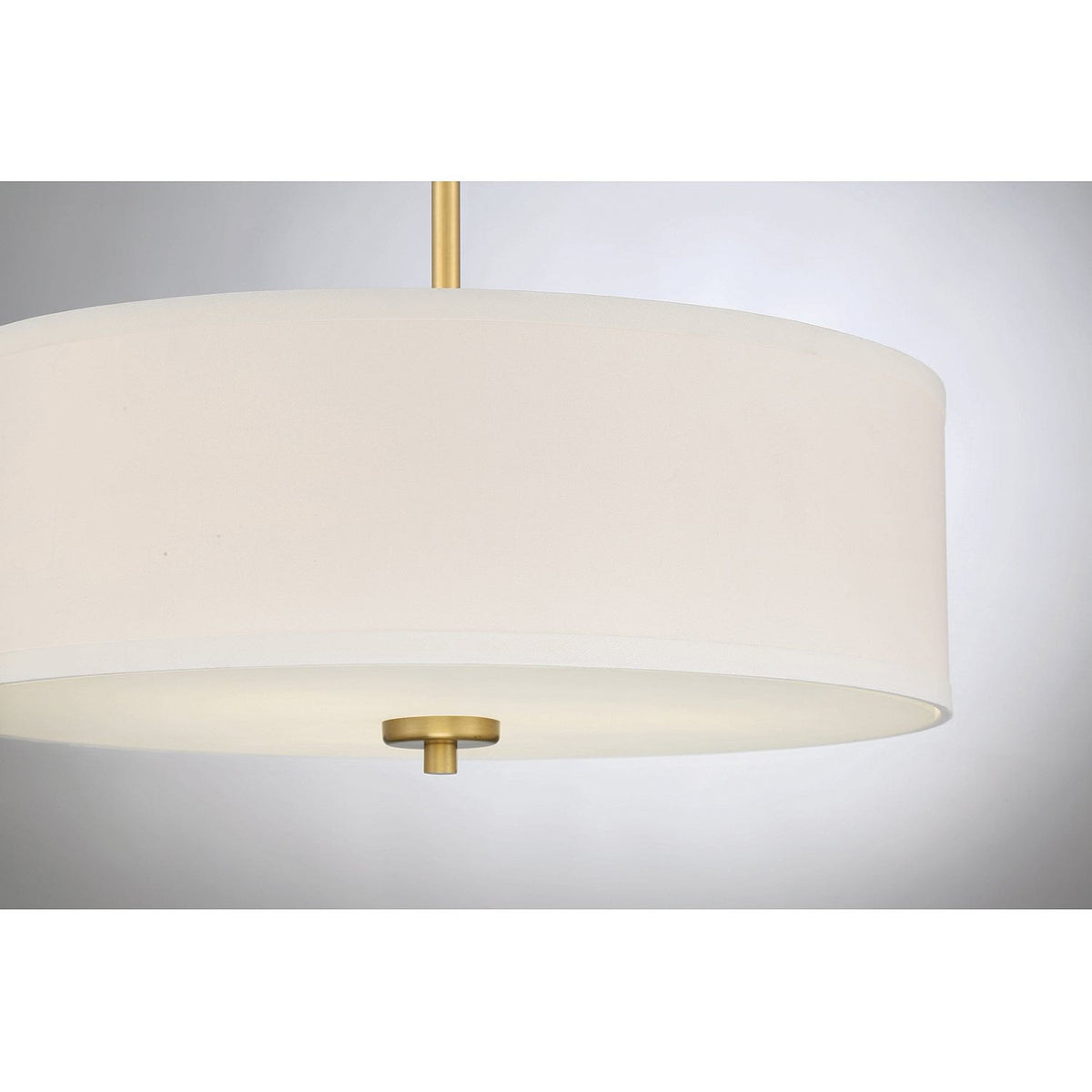 Meridian - M70109NB - Three Light Pendant - Warm Brass
