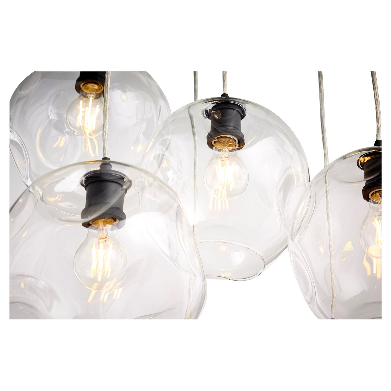 Quorum - 67-69 - Seven Light Pendant - Numen - Textured Black