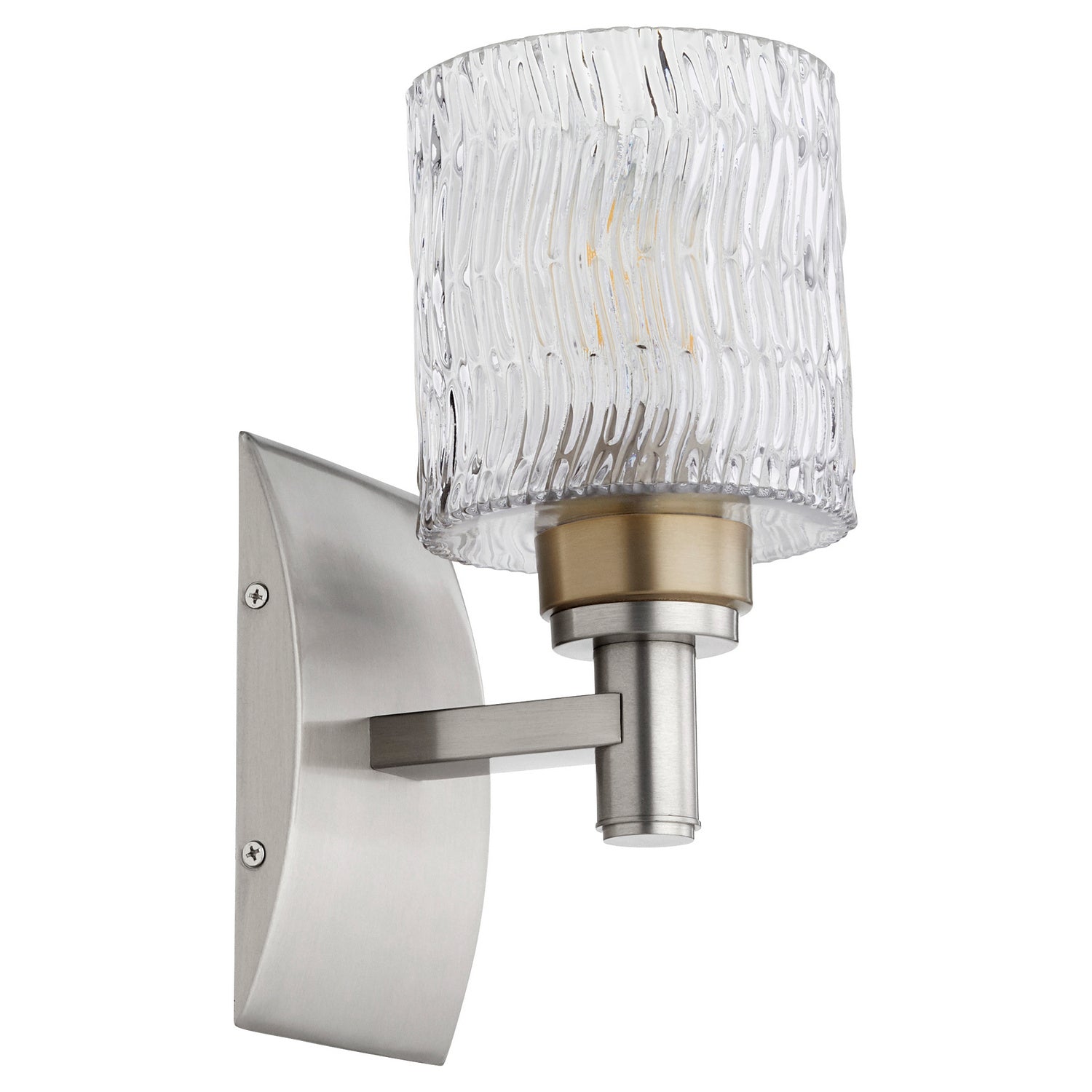 Quorum - 5184-1-65 - One Light Wall Mount - Stadium - Satin Nickel