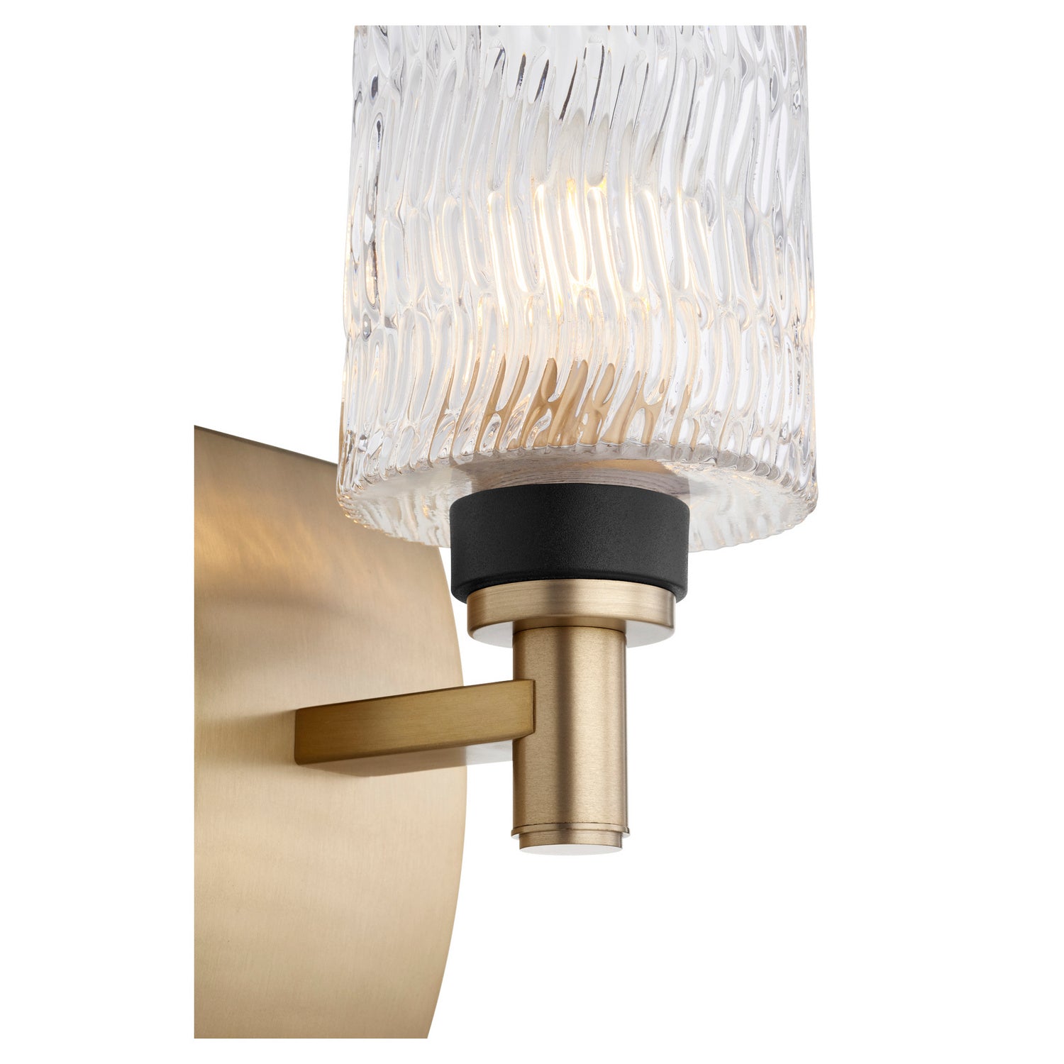 Quorum - 5184-1-80 - One Light Wall Mount - Stadium - Aged Brass