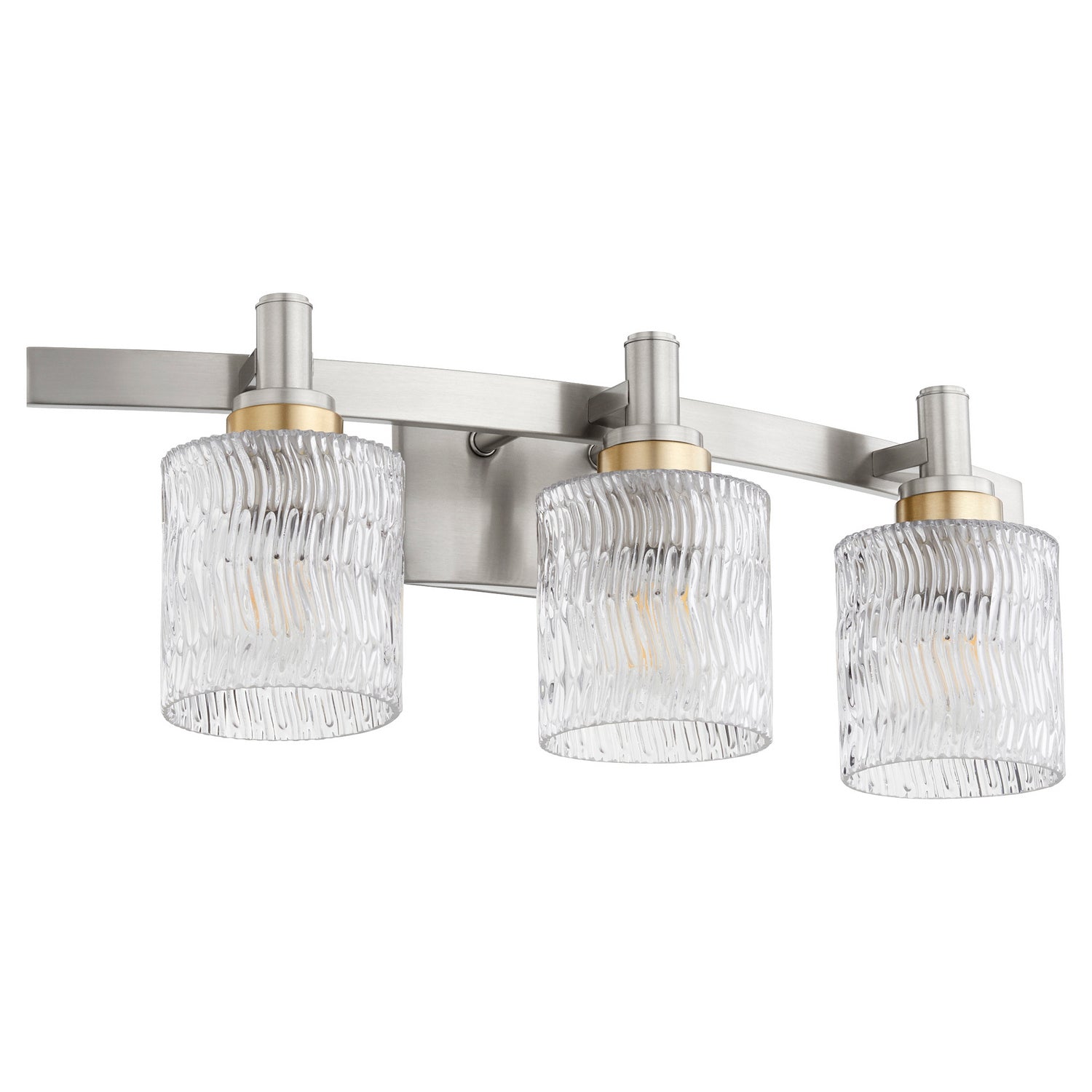 Quorum - 5184-3-65 - Three Light Vanity - Stadium - Satin Nickel